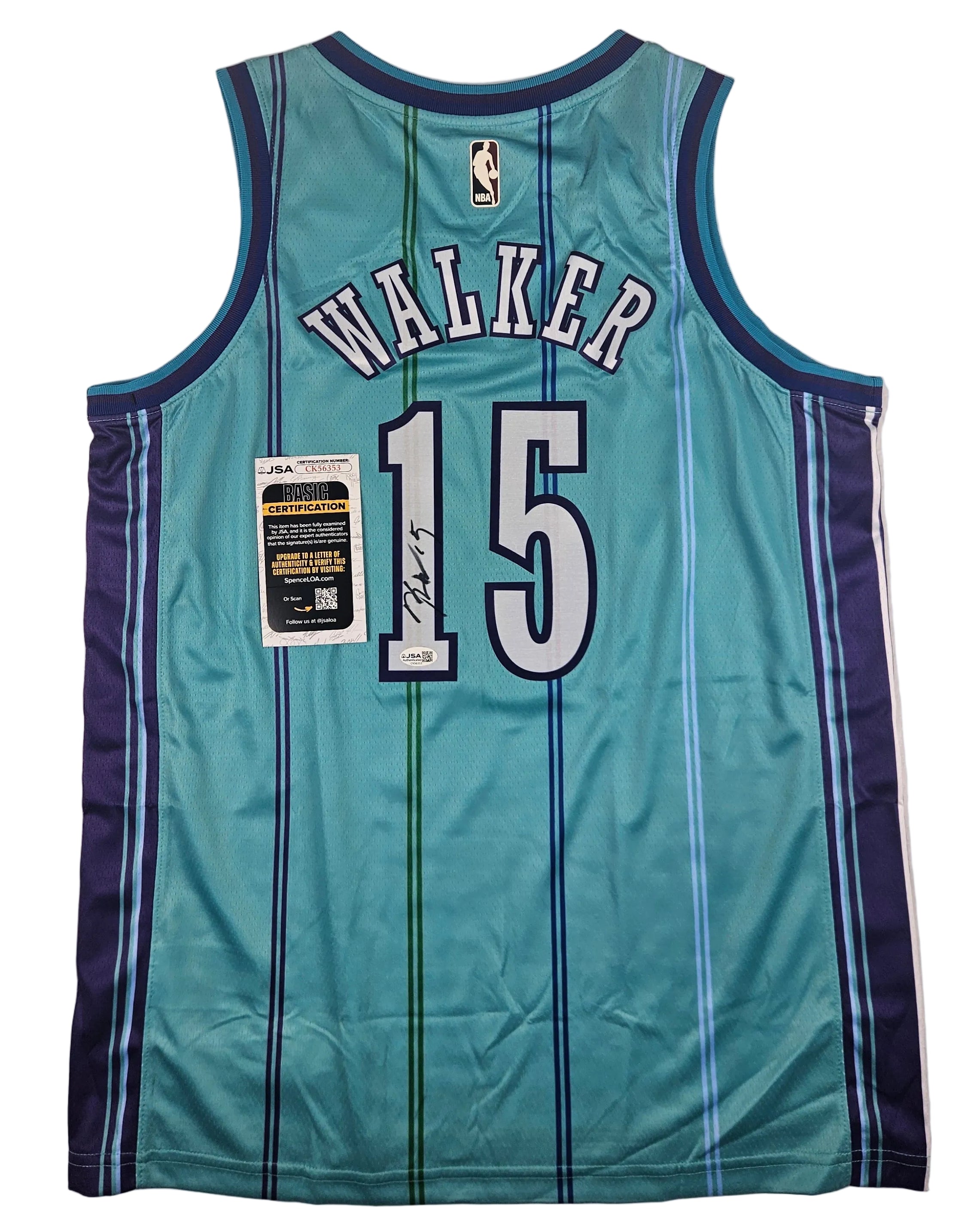 Kemba Walker Signed Autographed Charlotte Hornets Jersey JSA COA
