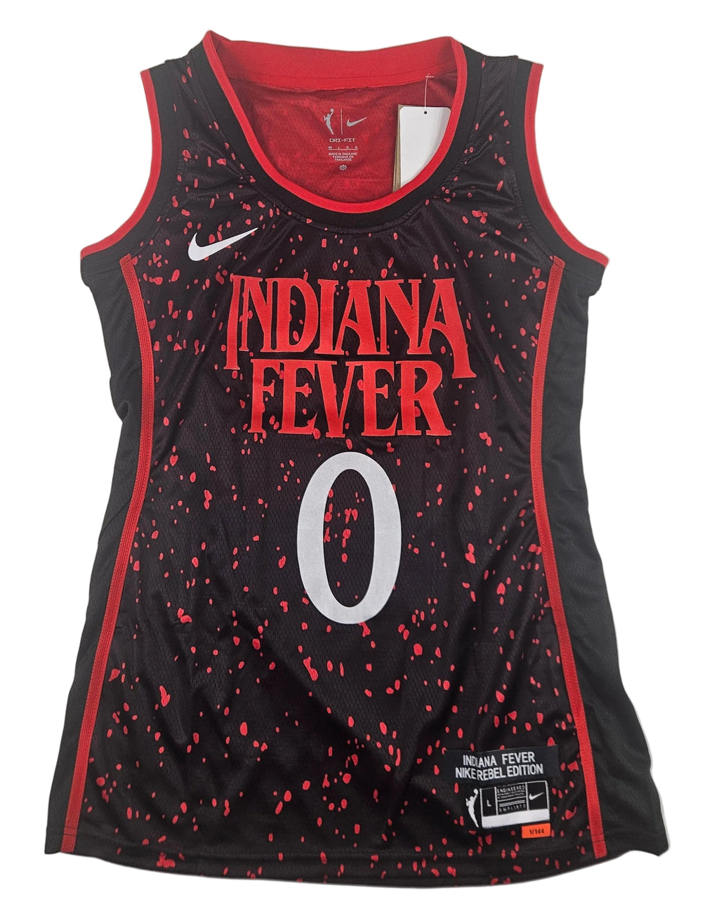 Kelsey Mitchell Indiana Fever Autographed Signed Jersey JSA COA
