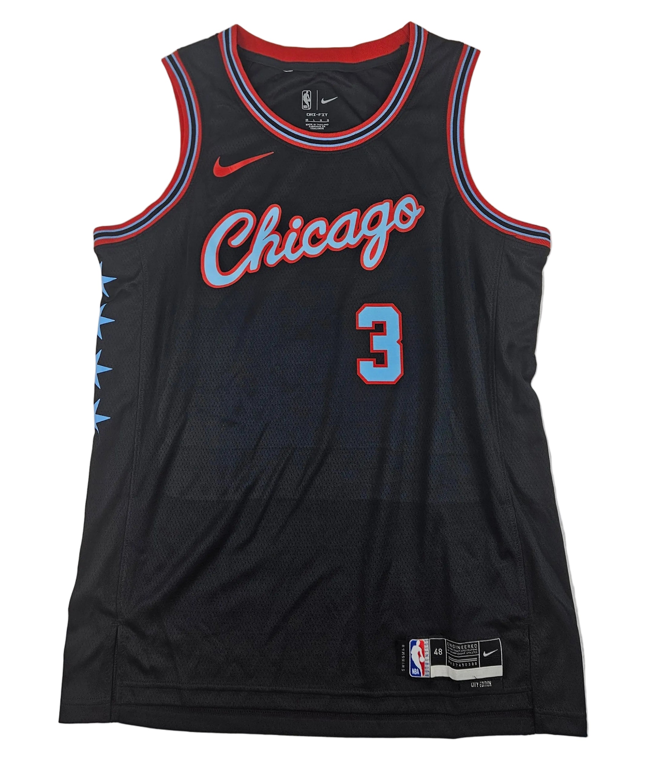 Josh Giddey Signed Autographed Chicago Bulls Black Jersey JSA COA