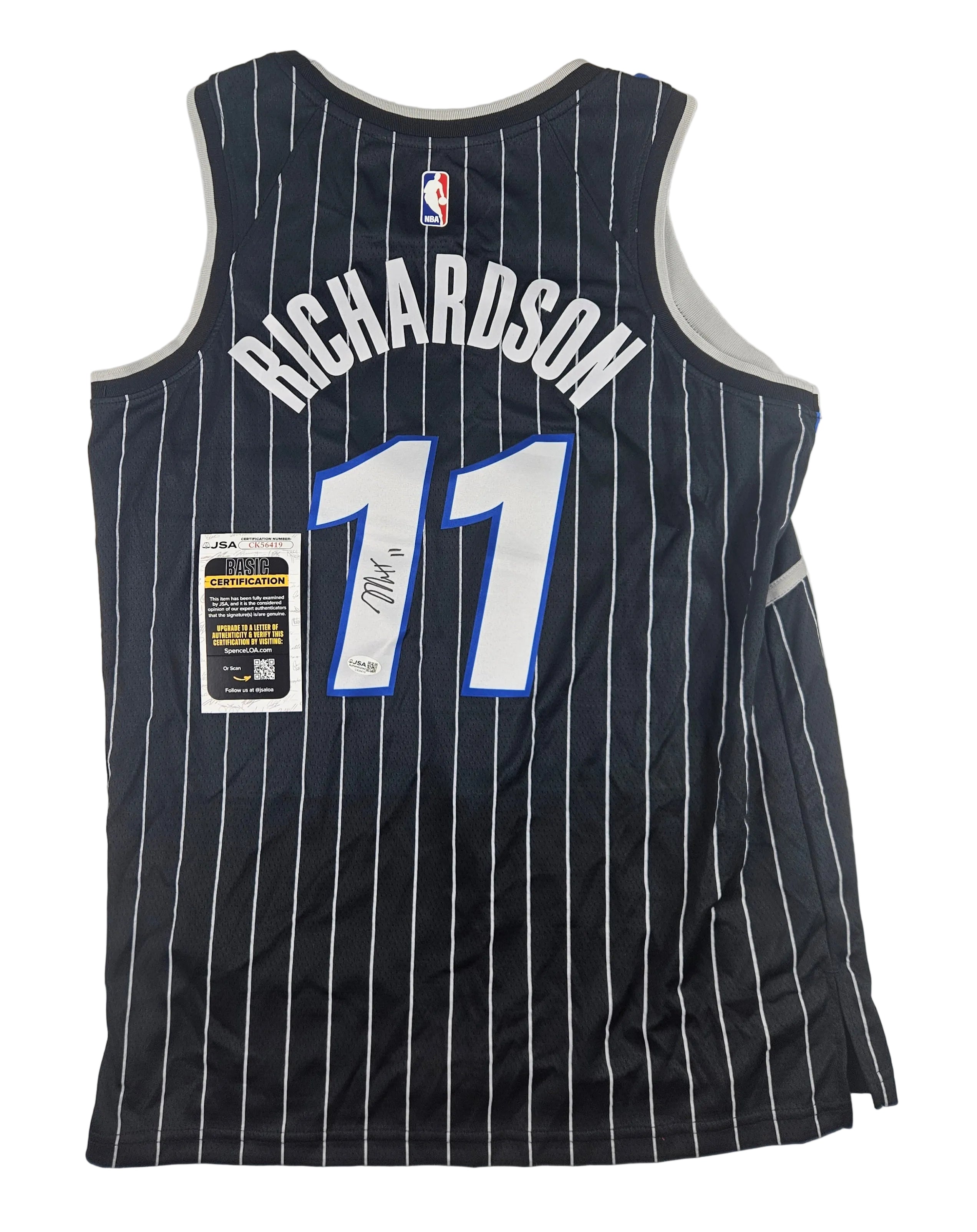 Jase Richardson Signed Autographed Orlando Magic Jersey JSA COA