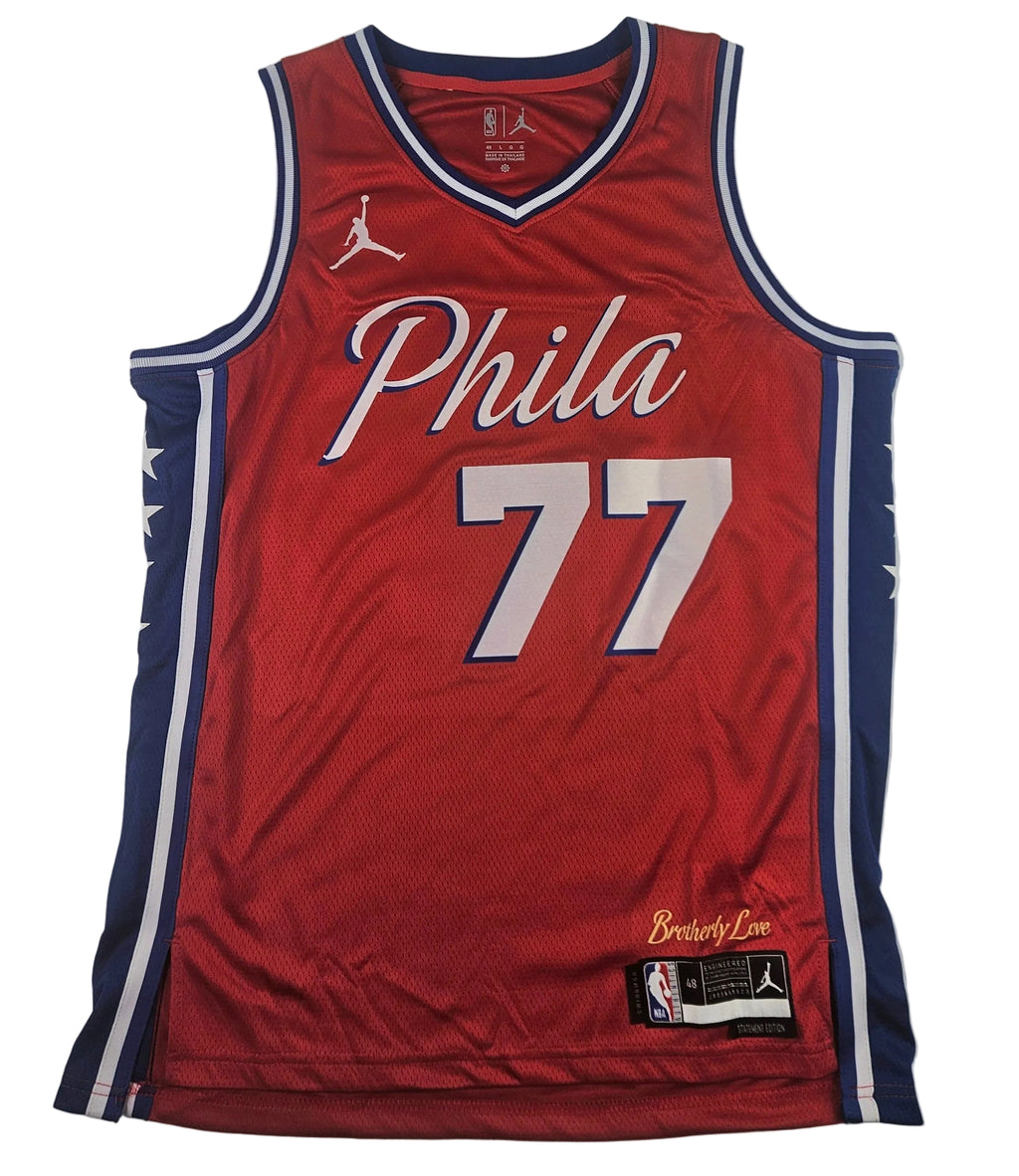 VJ Edgecombe Signed Autographed Philadelphia 76ers Jersey PSA Certified