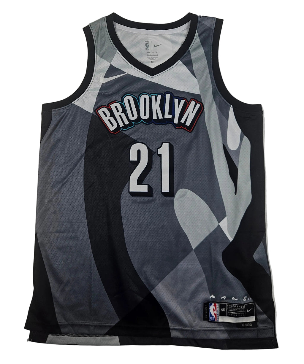 Noah Clowney Signed Jersey Brooklyn Nets Autographed JSA COA