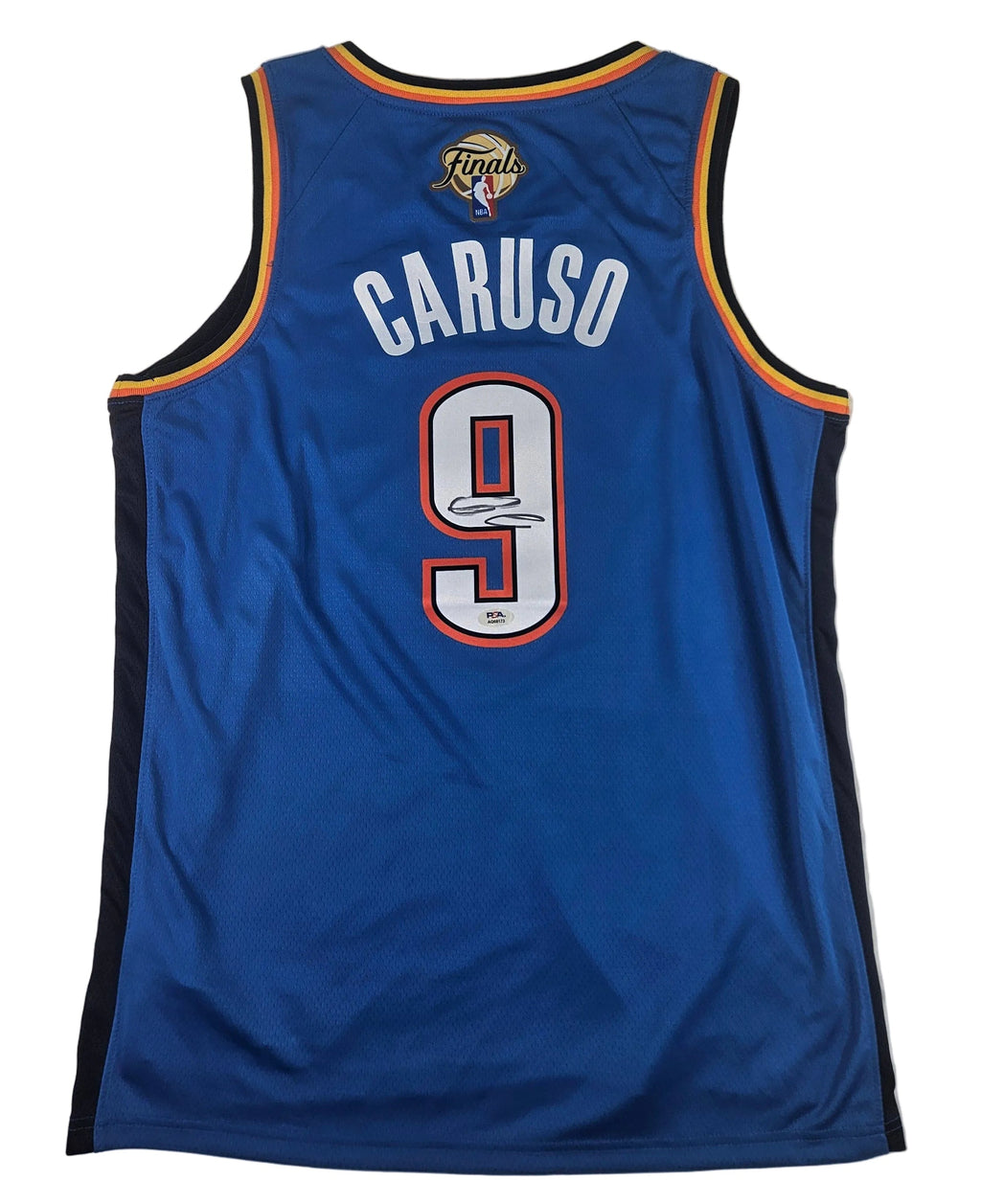 Alex Caruso Signed Autographed Oklahoma City Thunder Blue Jersey PSA Certified