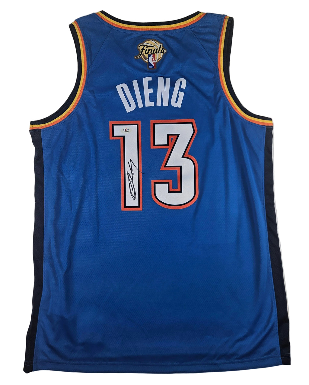 Ousmane Dieng Signed Autographed Oklahoma City Thunder Jersey PSA Certified