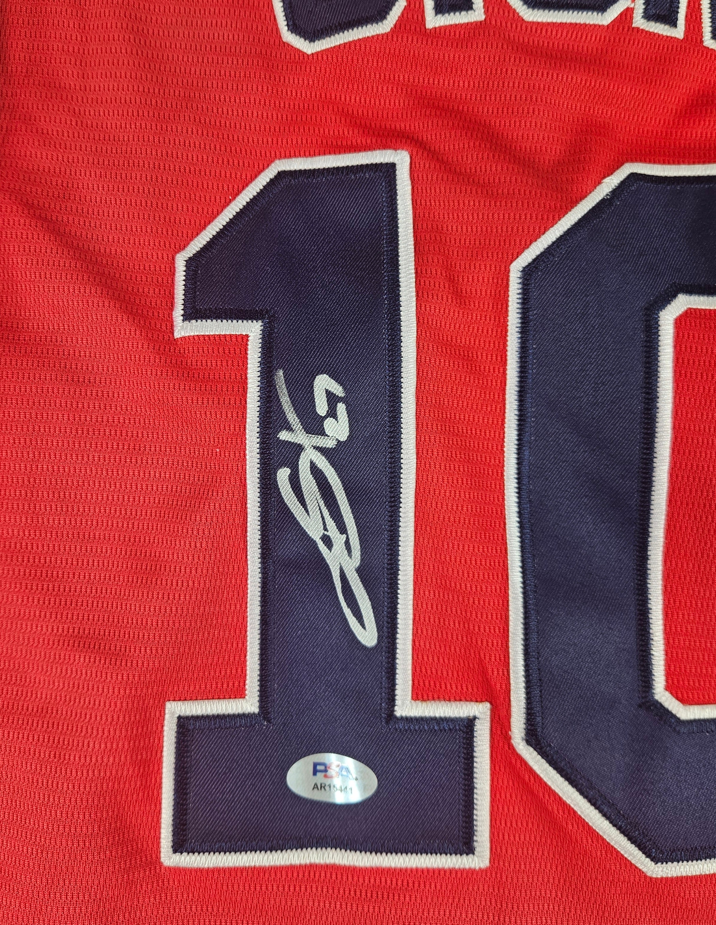 Trevor Story Signed Autographed Boston Red Sox Jersey PSA Certified