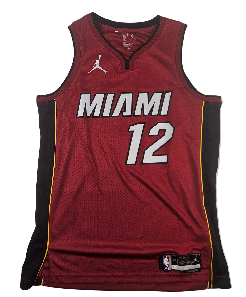 Dru Smith Signed Autographed Miami Heat Red Jersey JSA COA