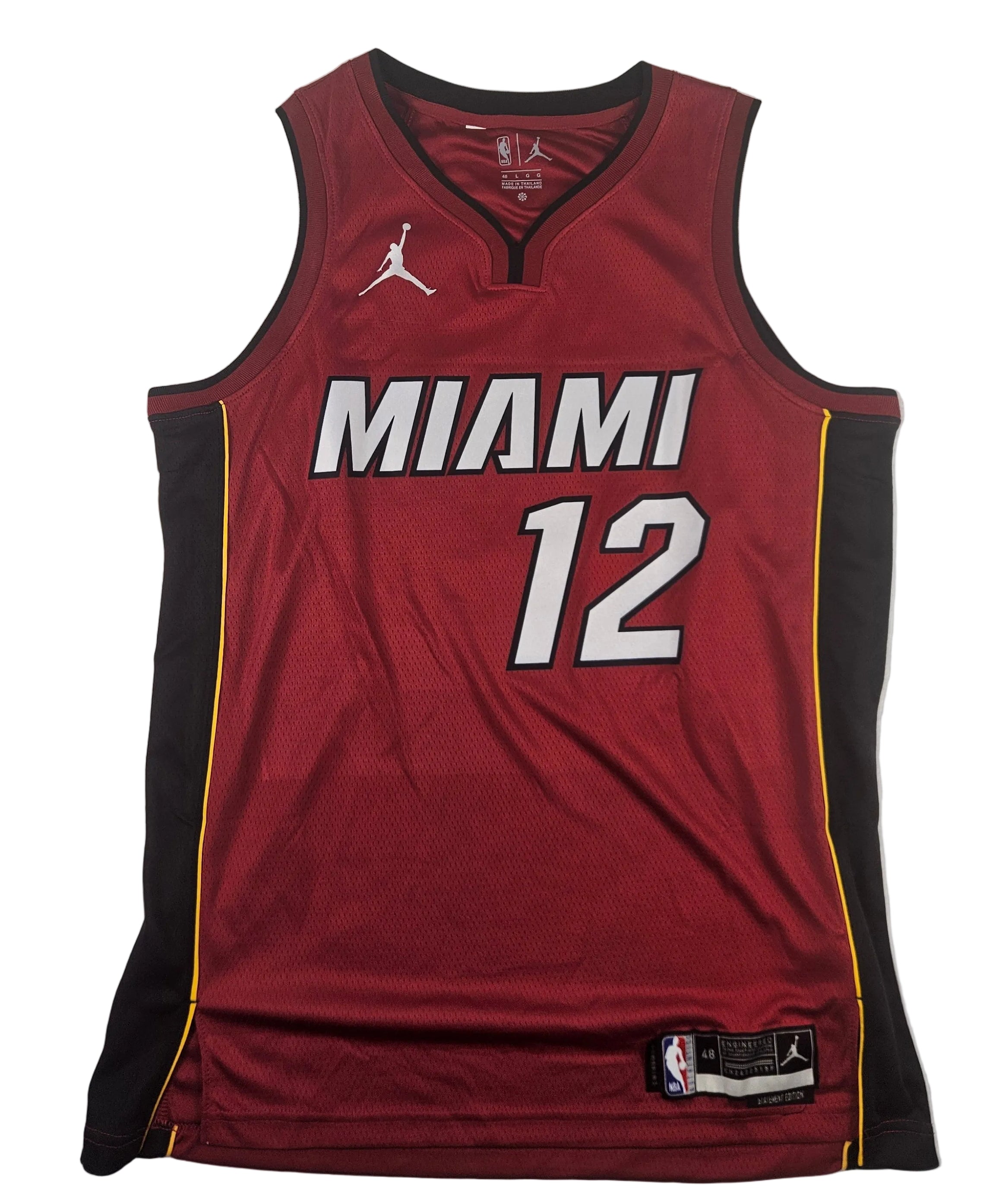 Dru Smith Signed Autographed Miami Heat Red Jersey JSA COA
