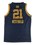 Maddy Westbeld Signed Autographed Notre Dame Fighting Irish Jersey PSA Certified