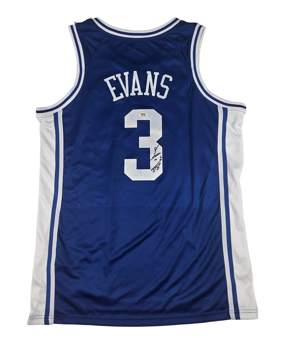 Isaiah Evans Signed Autographed Duke Blue Devils Jersey Psa Certified