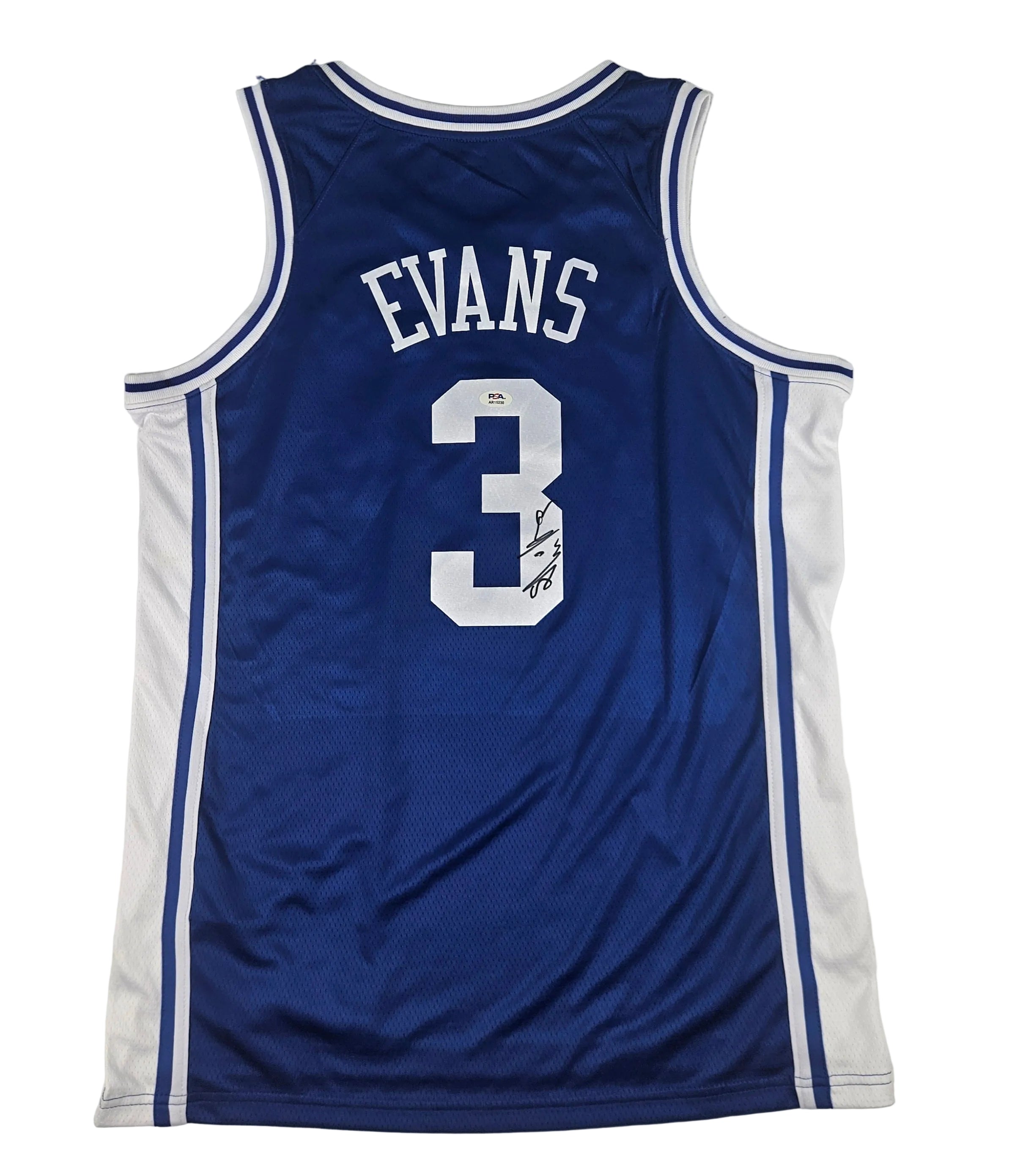 Isaiah Evans Signed Autographed Duke Blue Devils Jersey Psa Certified