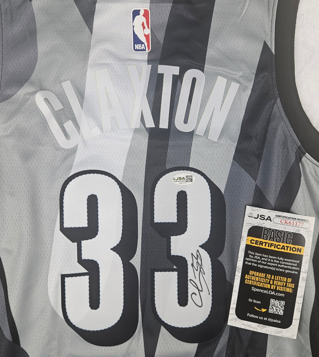 Nic Claxton Signed Autographed Jersey Brooklyn Nets JSA COA