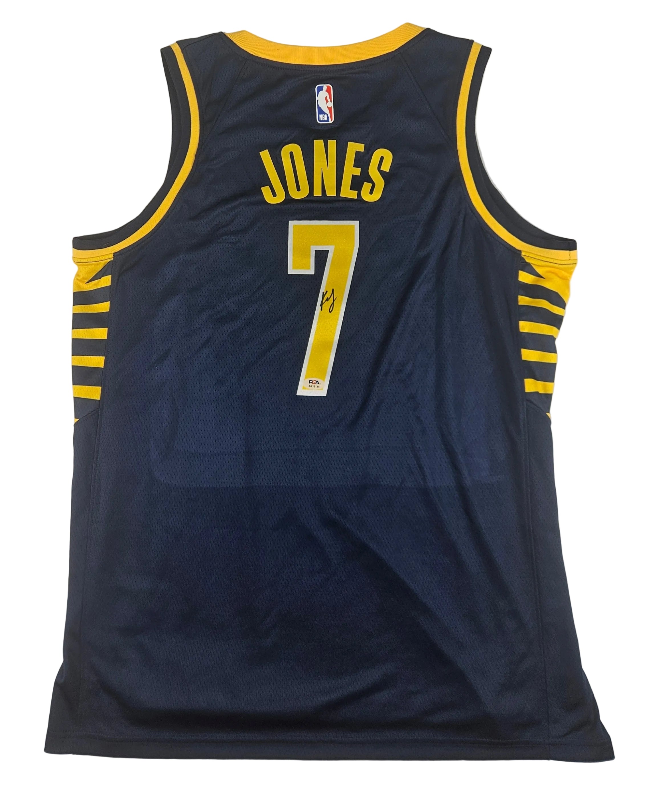 Kam Jones Signed Autographed Indiana Pacers Jersey PSA Certified