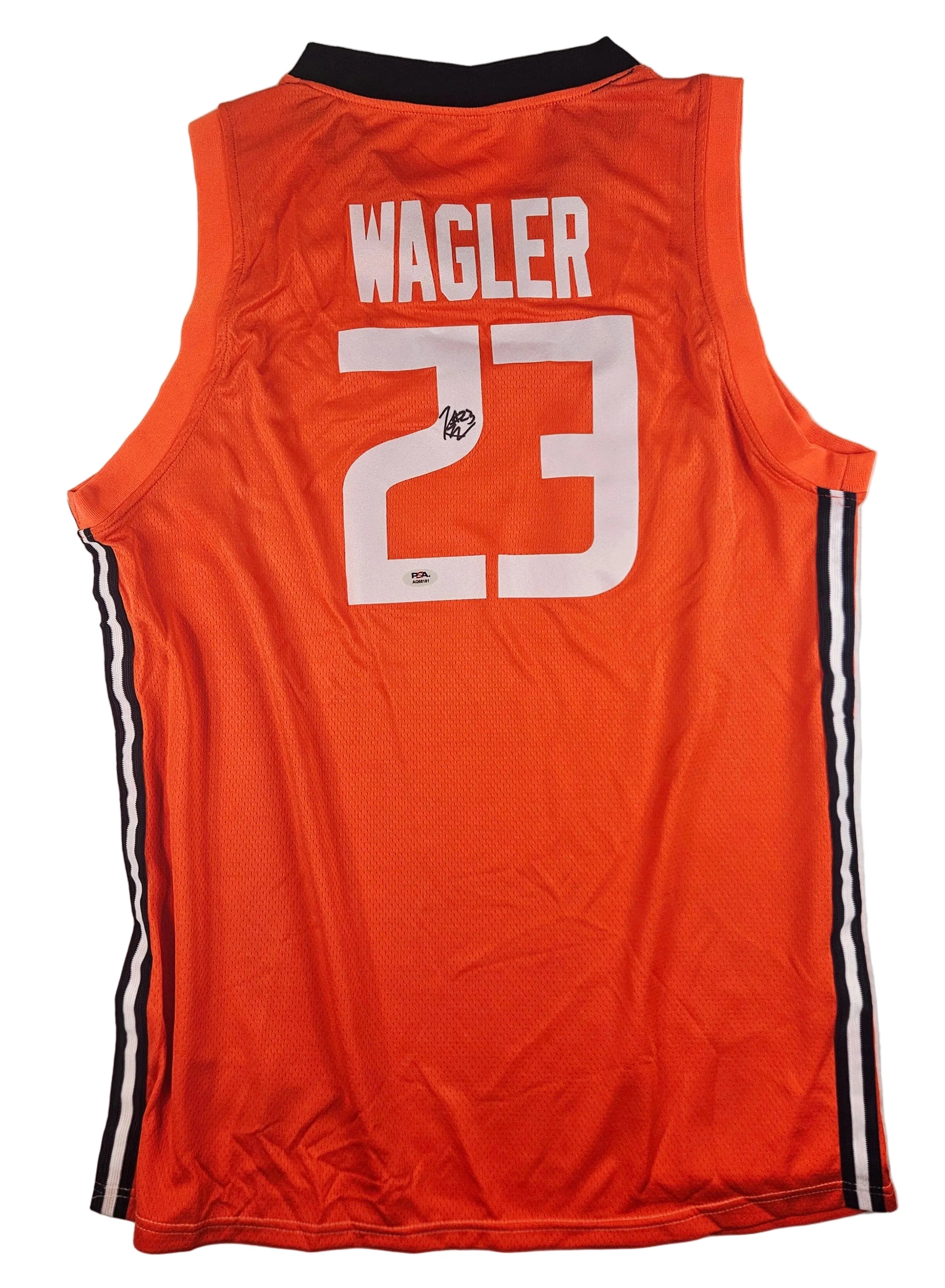 Keaton Wagler Signed Autographed Illinois Fighting Illini Jersey PSA Certified