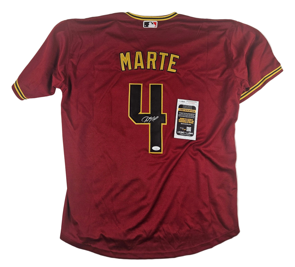 Ketel Marte Signed Autographed Arizona Diamondbacks Jersey JSA COA