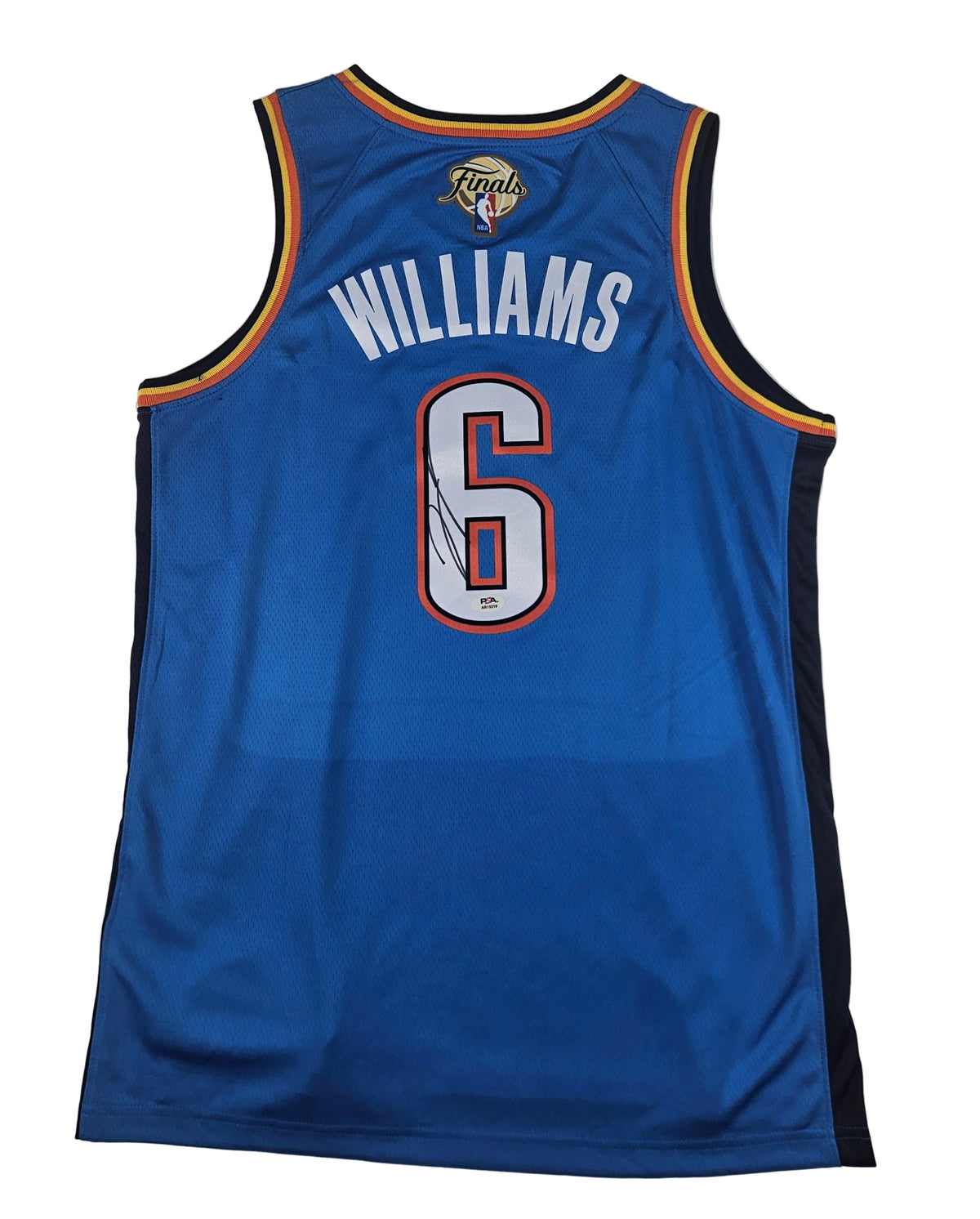 Jaylin Williams Signed Autographed Oklahoma City Thunder Jersey PSA Certified