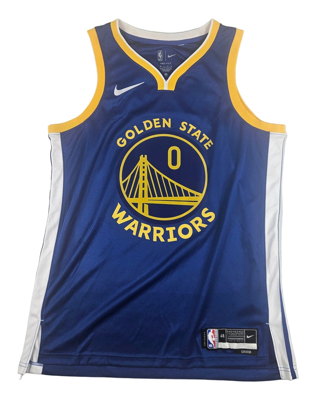 Gary Payton II Signed Autograph Golden State Warriors Blue Jersey JSA COA