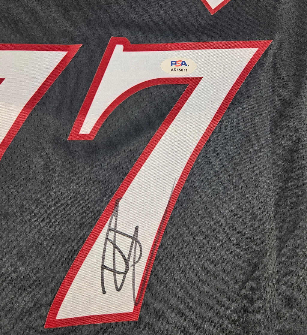VJ Edgecombe Signed Autographed Philadelphia 76ers Black Jersey PSA Certified