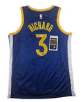 Will Richard Signed Autographed Golden State Warriors Blue Jersey JSA COA