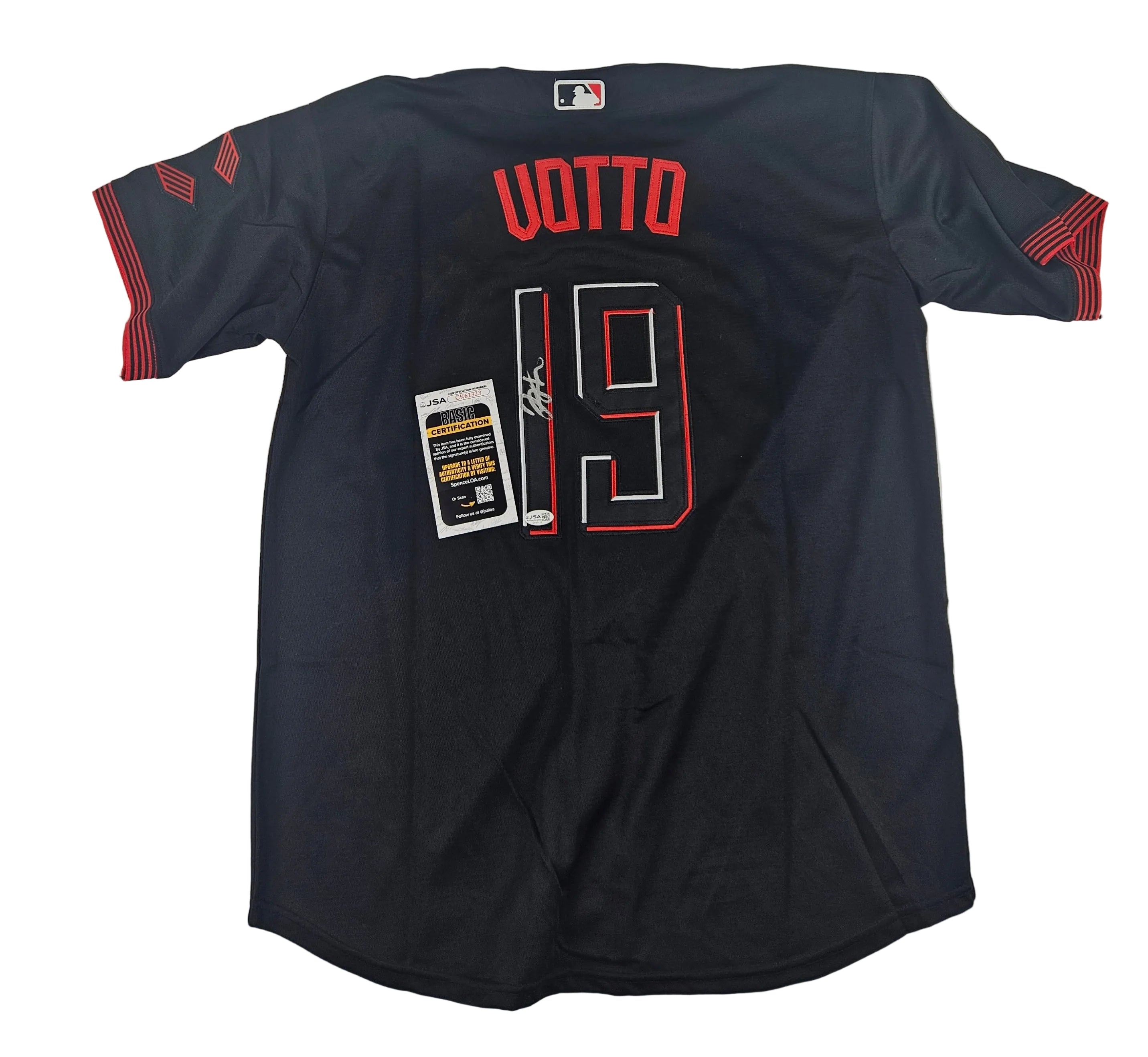 Joey Votto Cincinnati Reds Signed Autographed Jersey JSA COA