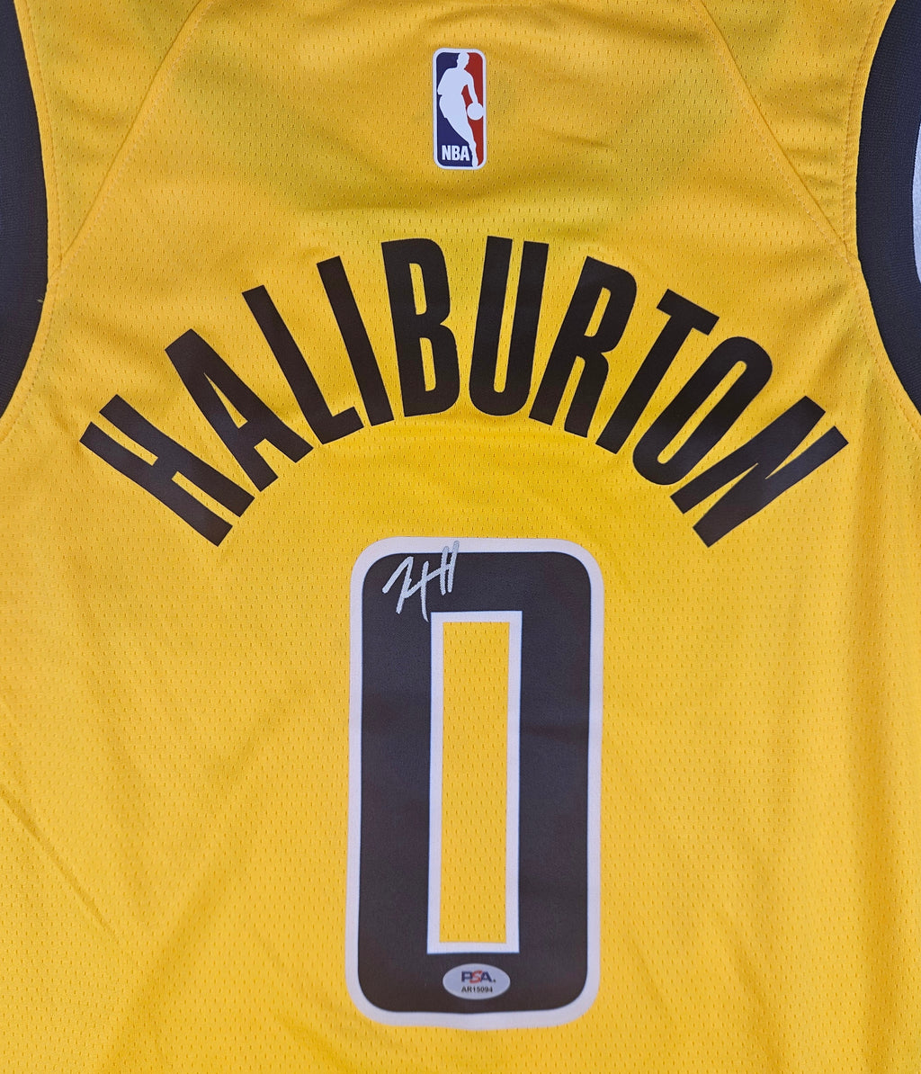 Tyrese Haliburton Signed Autographed Indiana Pacers Jersey PSA Certified