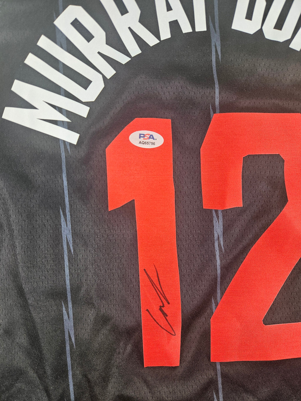 Collin Murray-Boyles Signed Autographed Toronto Raptors Jersey PSA Certified