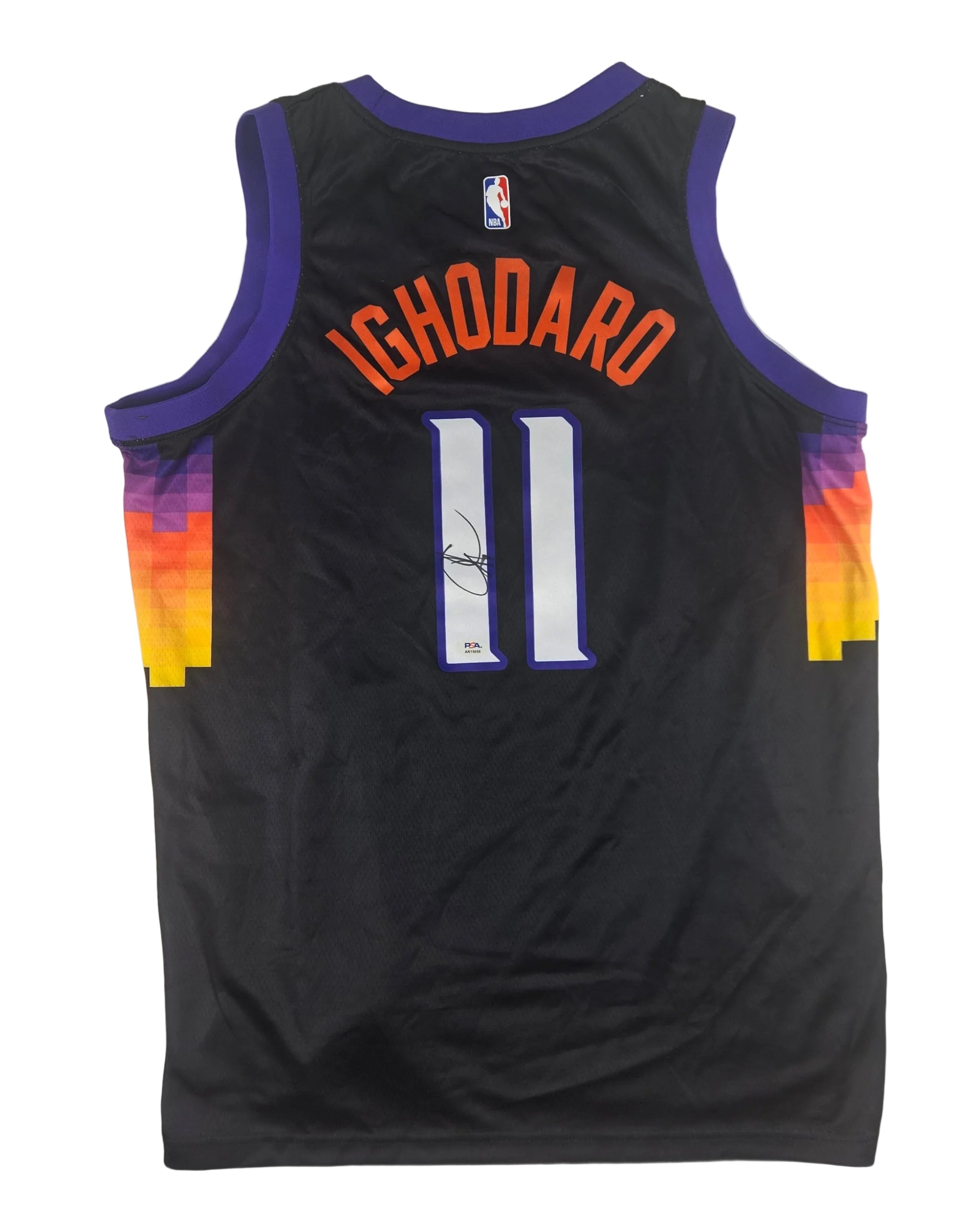 Oso Ighodaro Signed Autographed Phoenix Suns Jersey PSA Certified