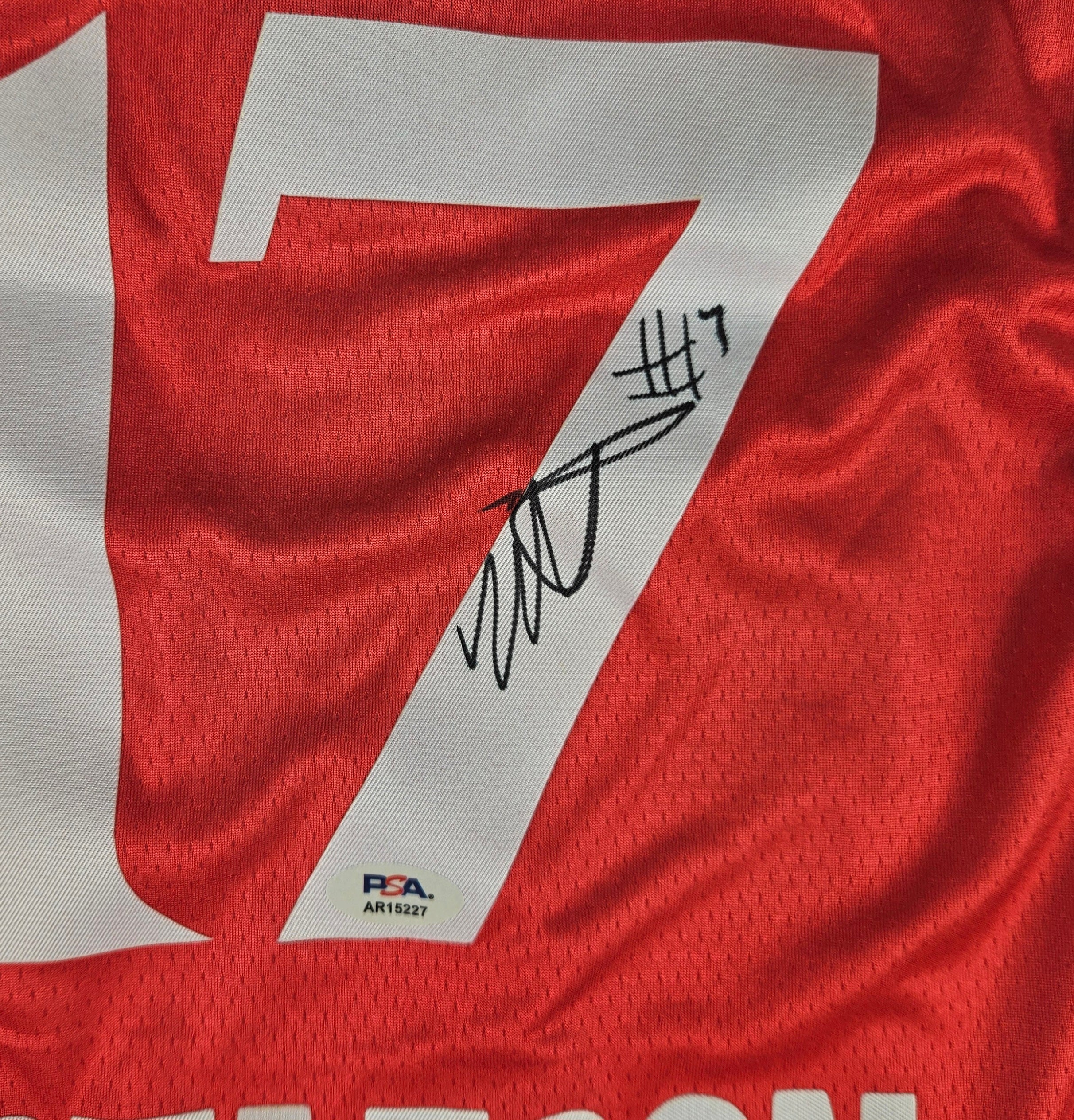 Megan Gustafson Signed Autographed Portland Fire Wnba Jersey PSA Certified