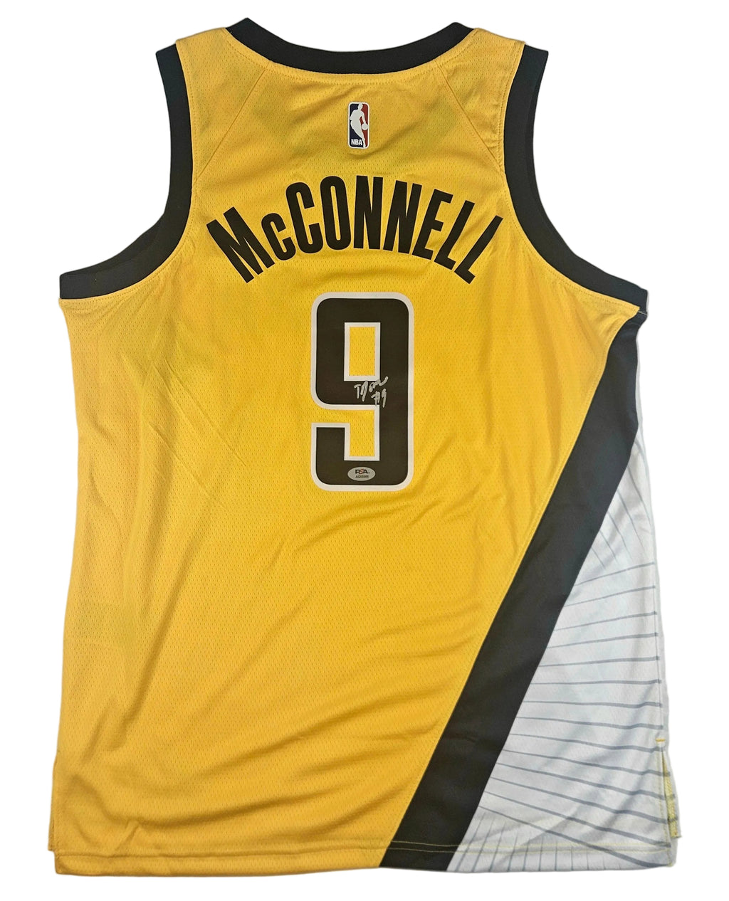 TJ McConnell Signed Autographed Indiana Pacers Jersey PSA Certified