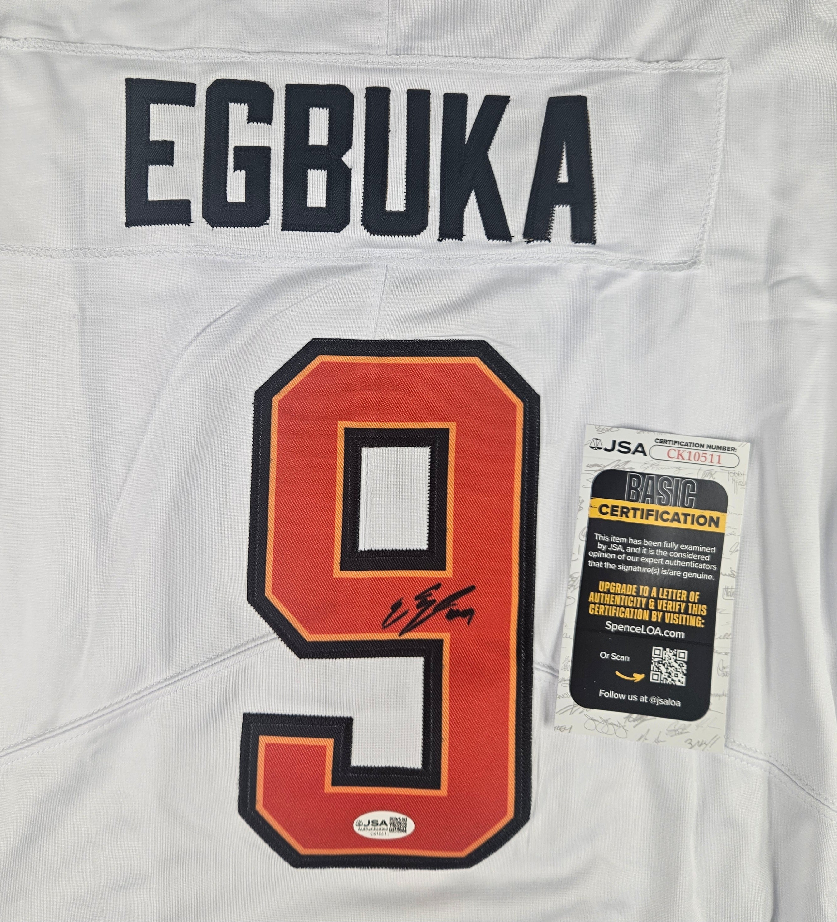 Emeka Egbuka Signed Autographed Tampa Bay Buccaneers Jersey JSA COA