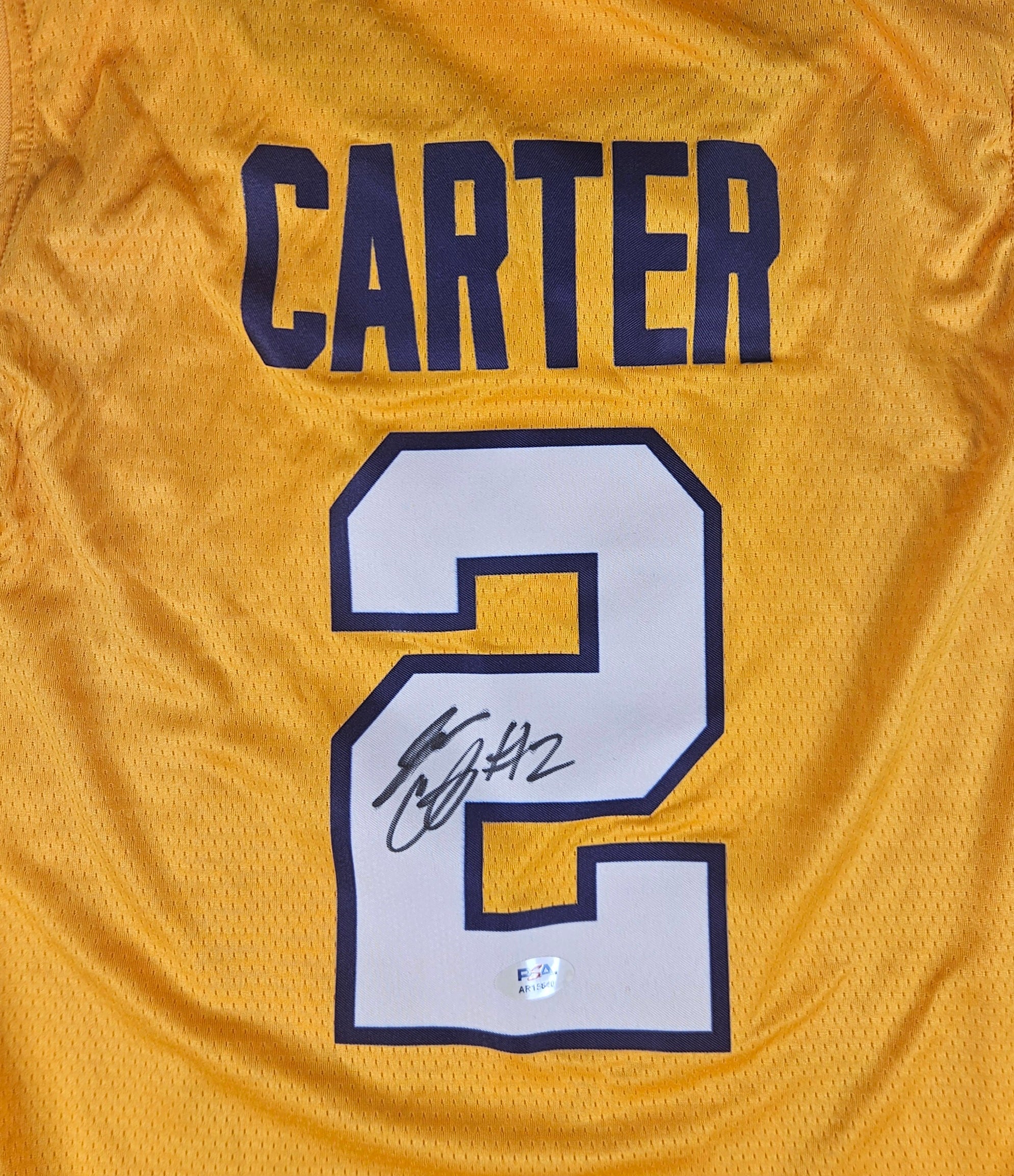 Jevon Carter Signed Autographed West Virginia Mountaineers Jersey PSA Certified