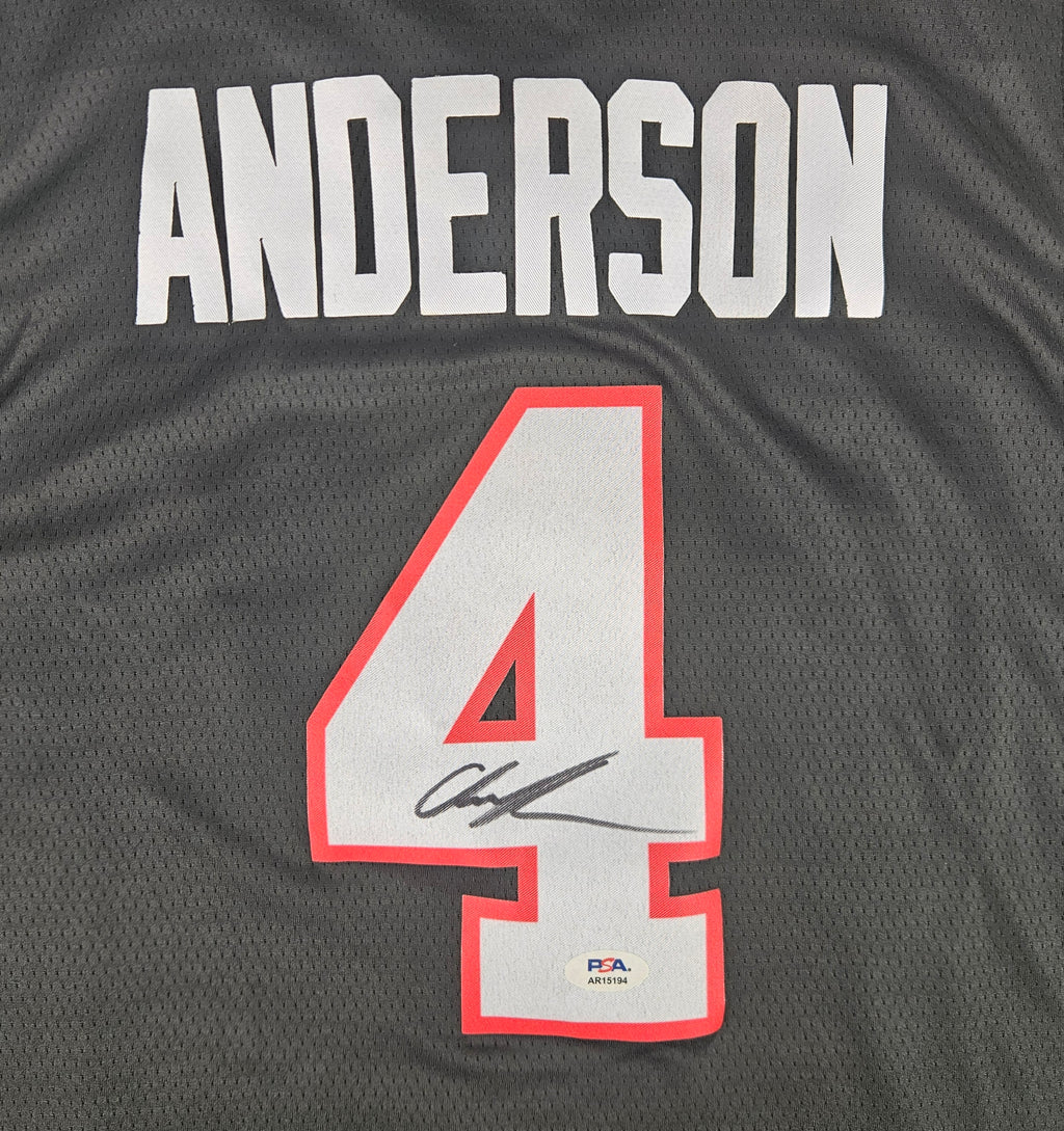 Christian Anderson Signed Autographed Texas Tech Raiders Jersey PSA Certified