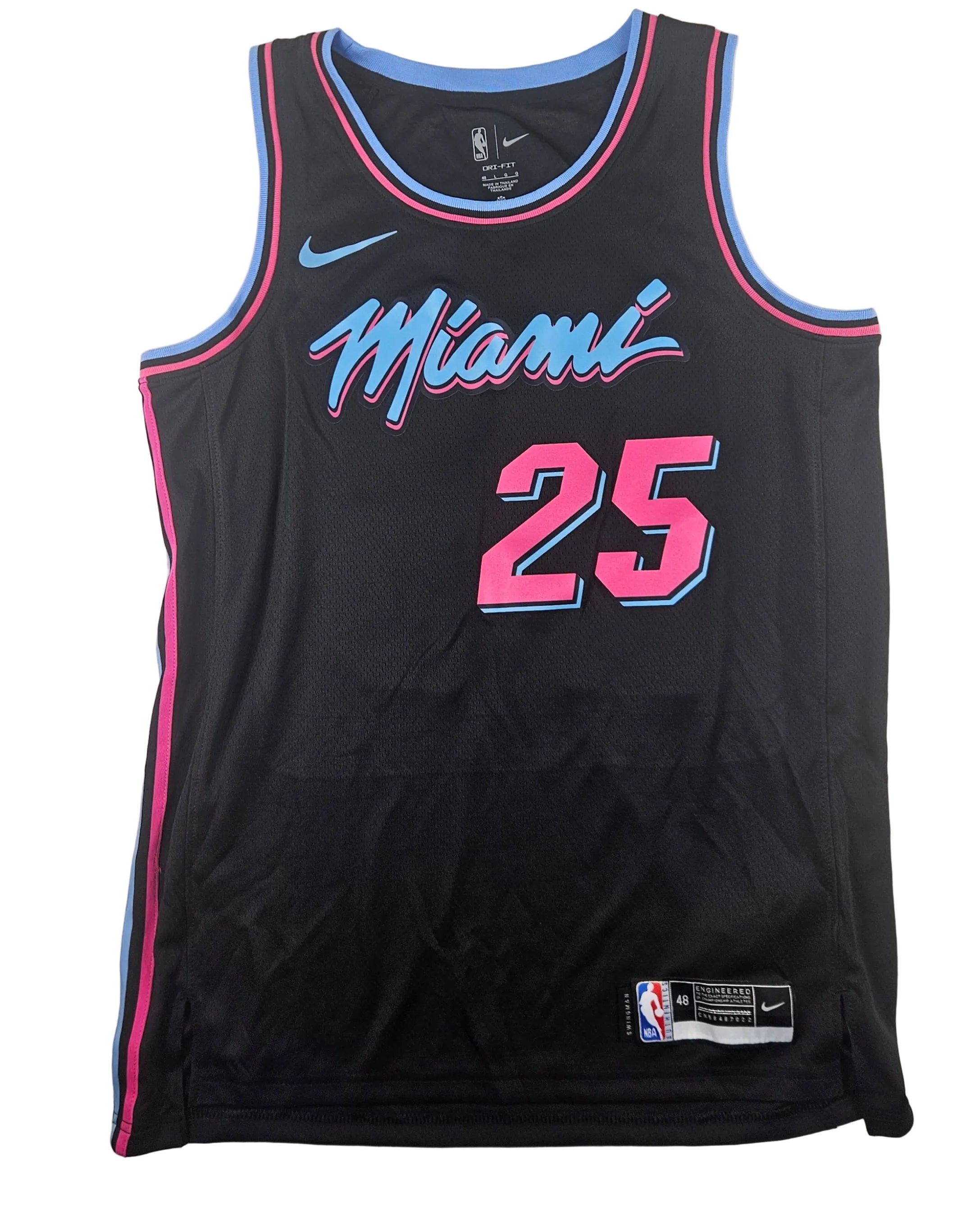 Kasparas Jakucionis Signed Autographed Miami Heat Jersey JSA COA