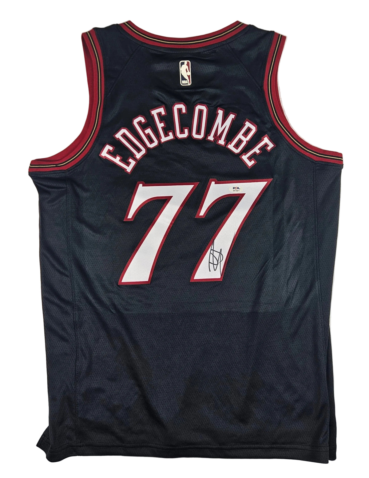 VJ Edgecombe Signed Autographed Philadelphia 76ers Black Jersey PSA Certified