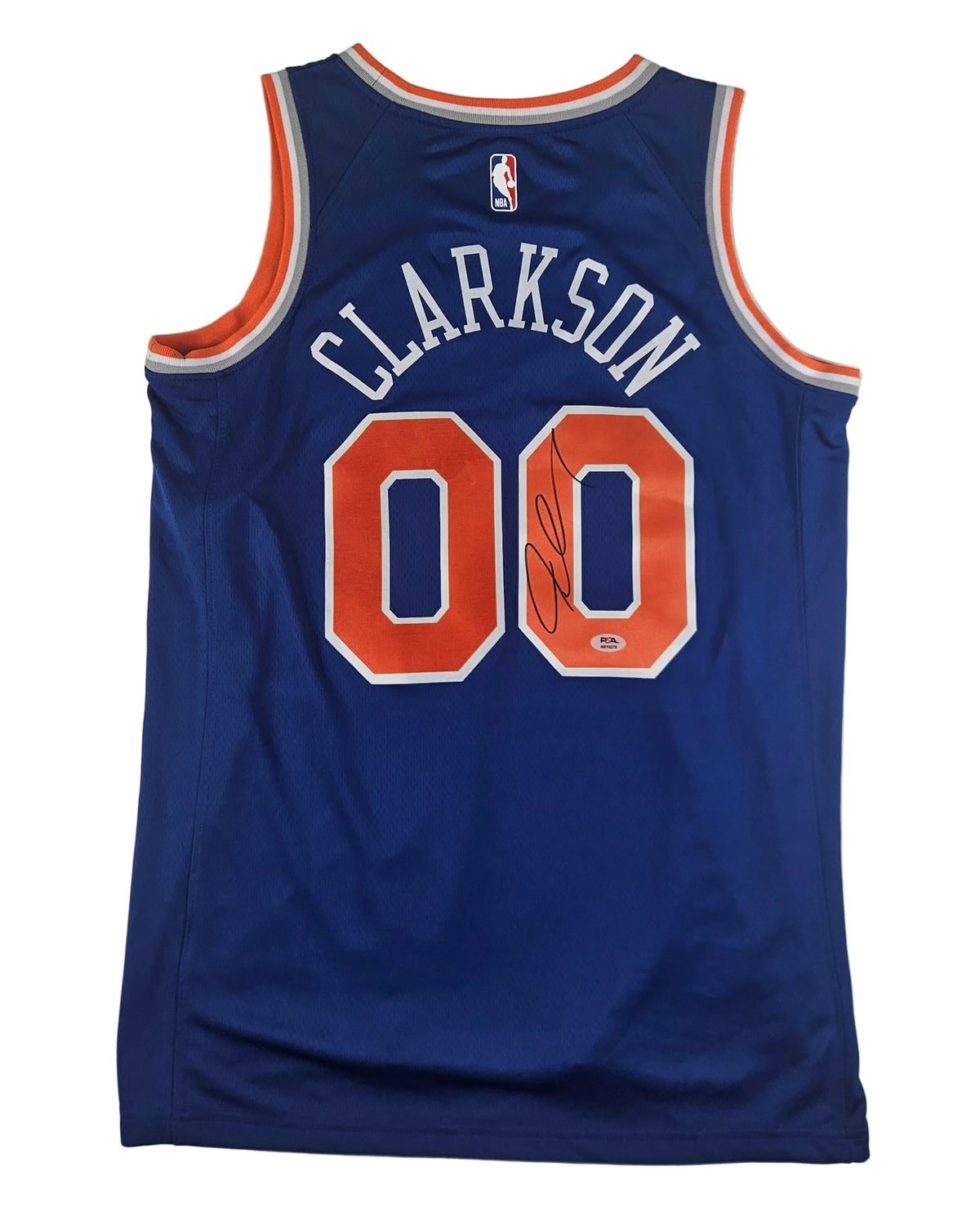 Jordan Clarkson Signed Autographed New York Knicks Jersey PSA Certified