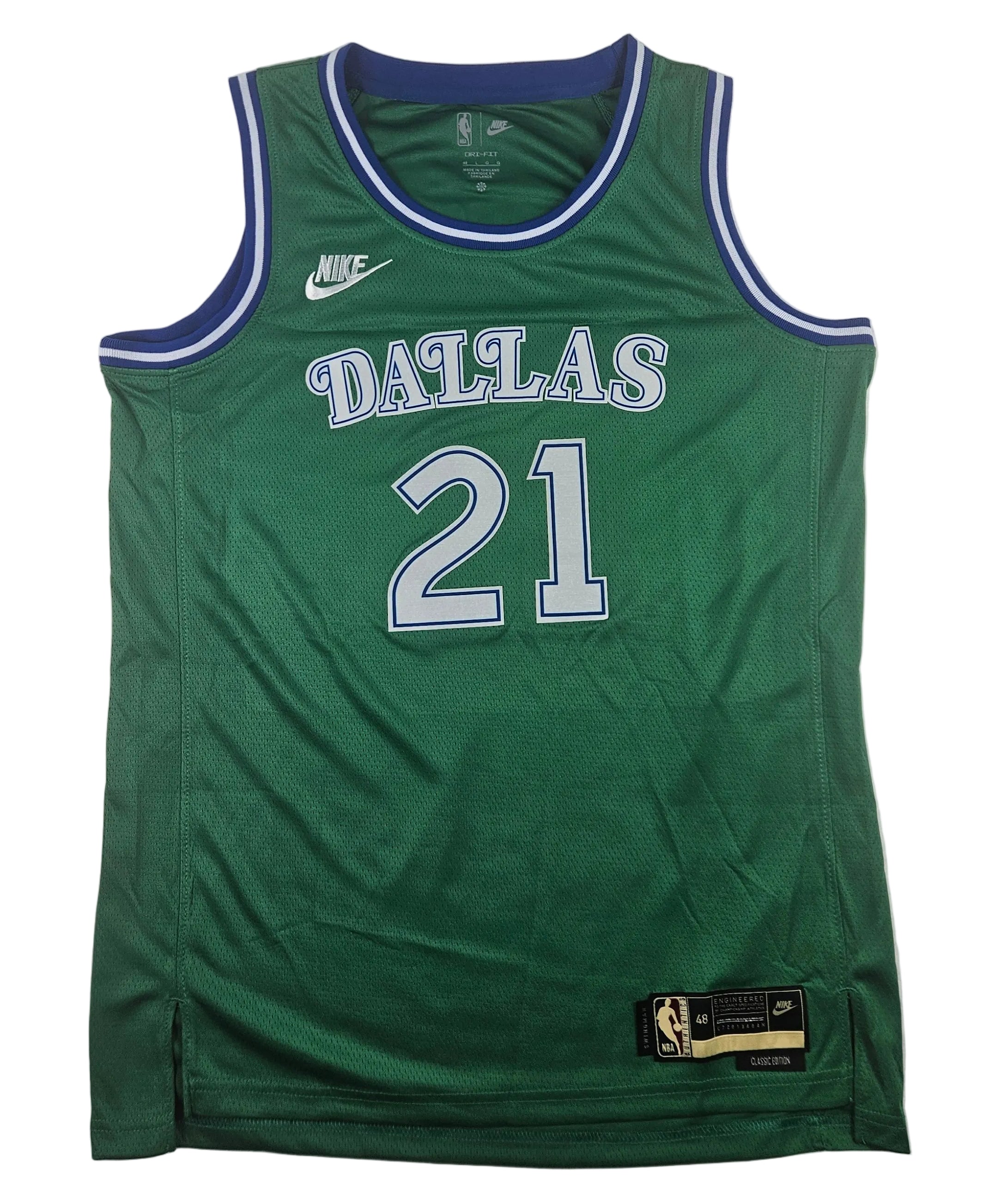 Daniel Gafford Signed Dallas Mavericks Green Jersey Autographed JSA