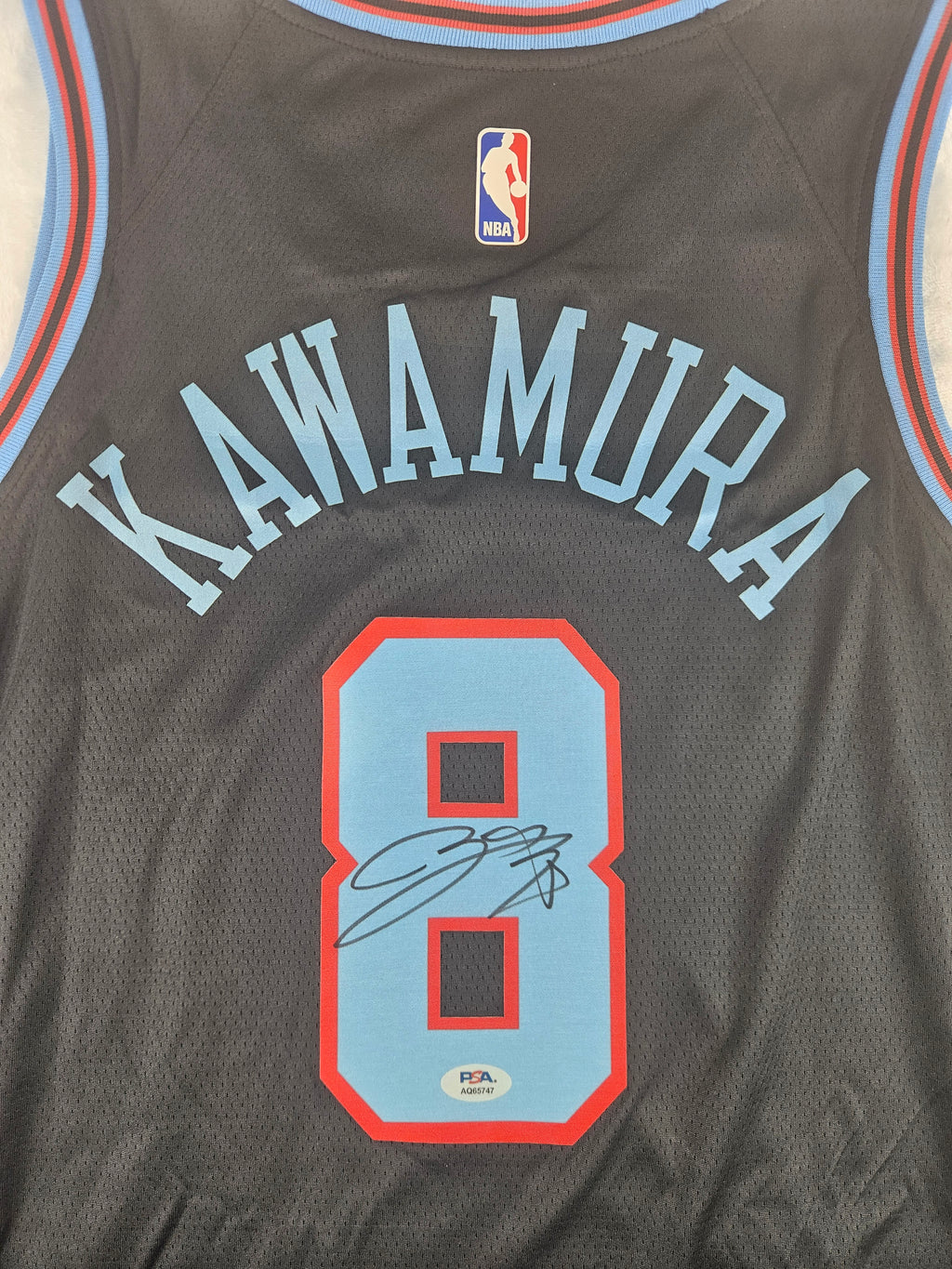 Yuki Kawamura Chicago Bulls Autographed Signed Jersey PSA Certified