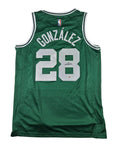 Hugo Gonzalez Signed Autographed Boston Celtics Jersey PSA Certified