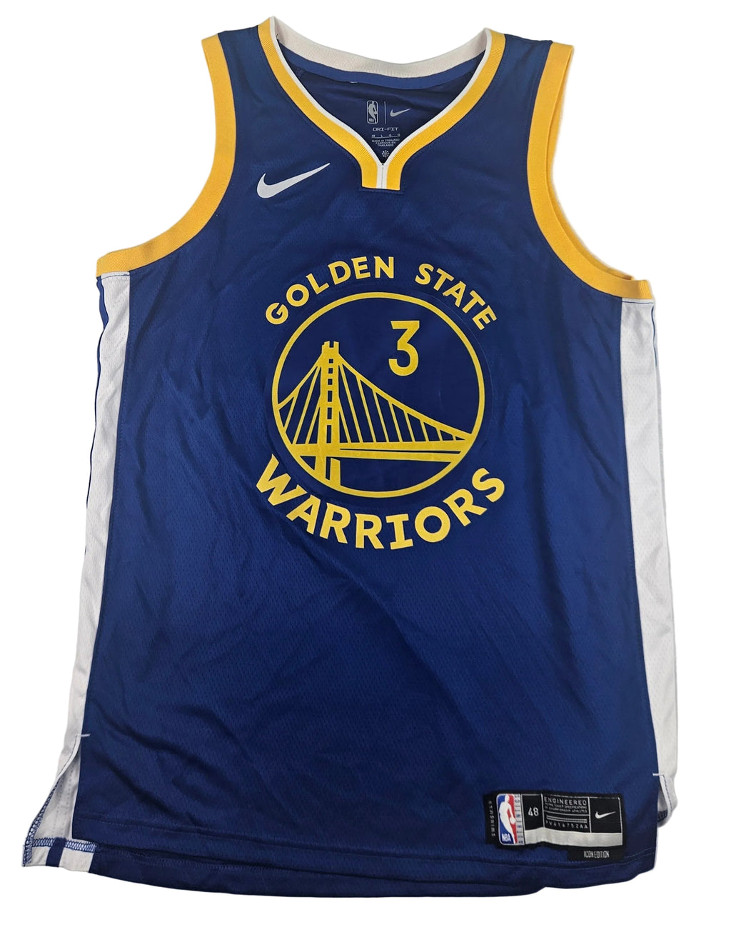 Will Richard Signed Autographed Golden State Warriors Jersey JSA COA