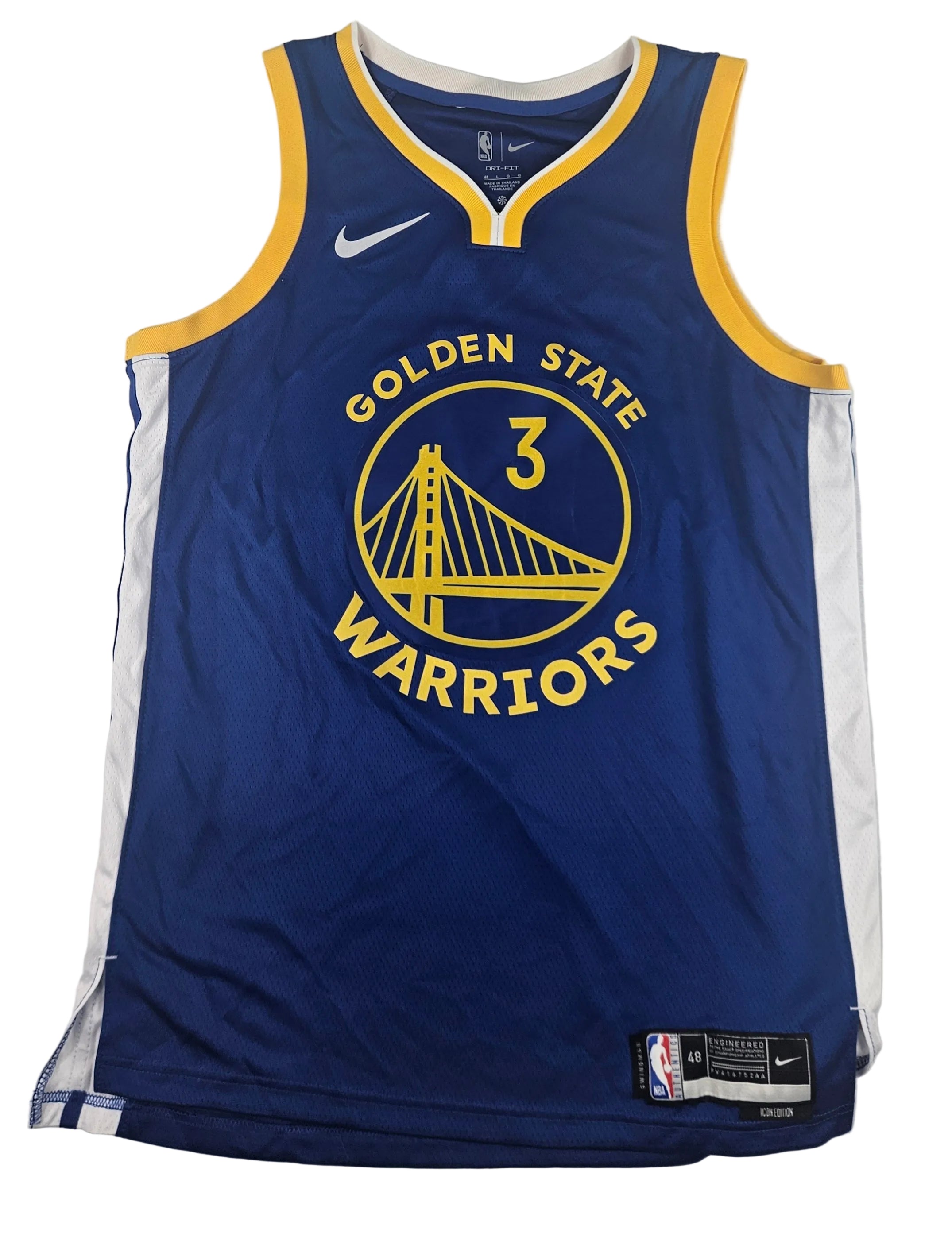Will Richard Signed Autographed Golden State Warriors Jersey JSA COA
