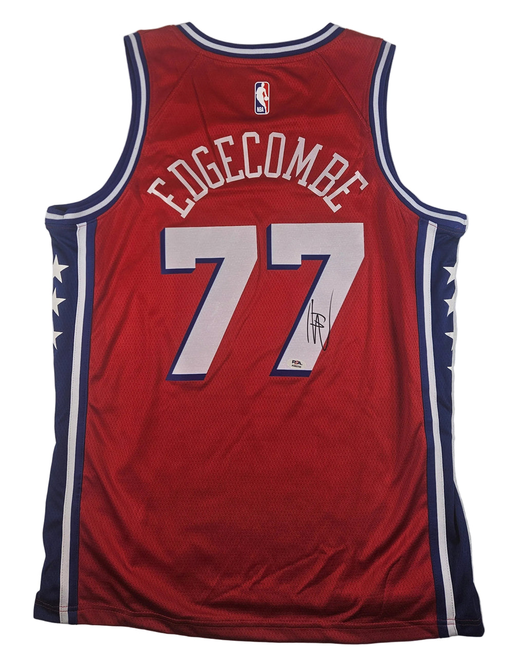 VJ Edgecombe Signed Autographed Philadelphia 76ers Jersey PSA Certified