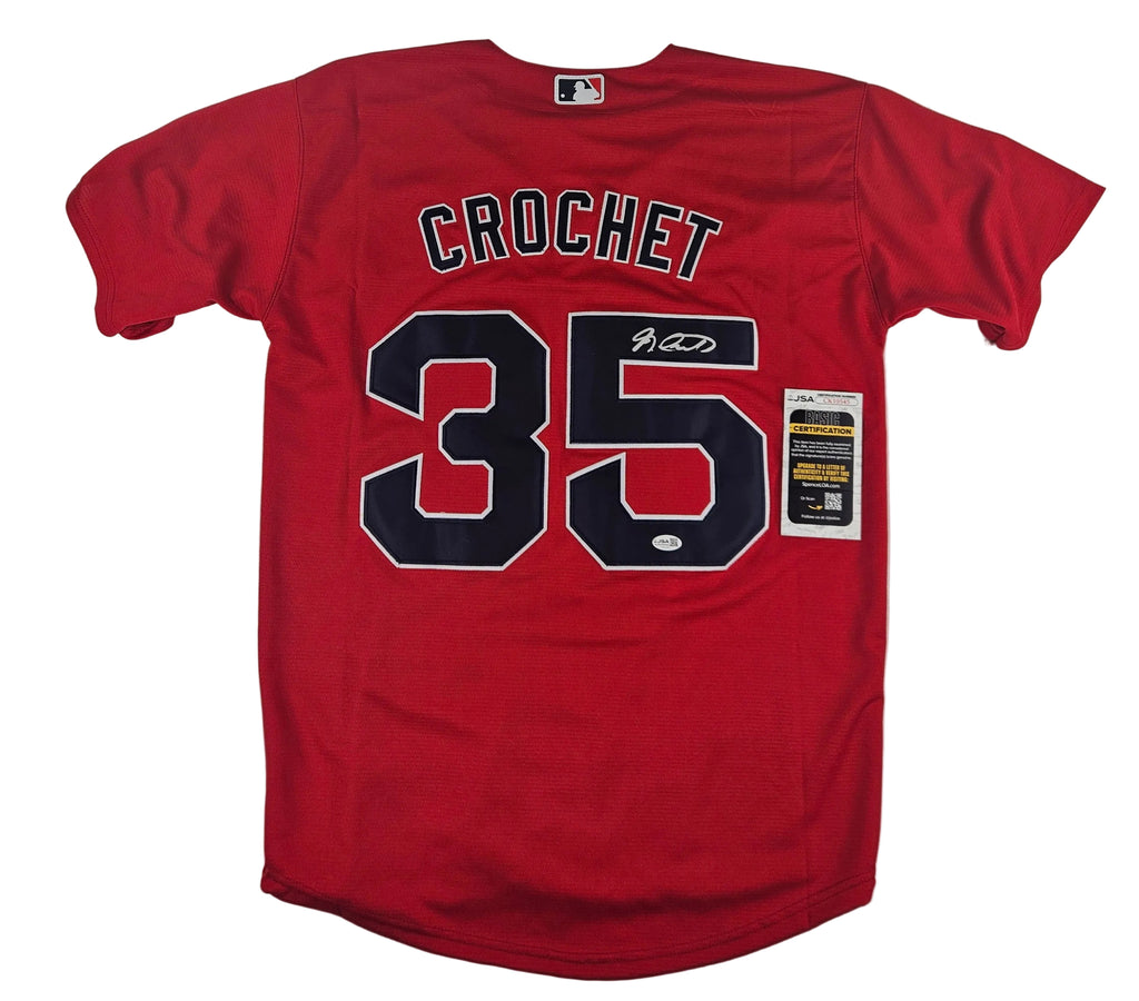 Garrett Crochet Signed Autographed Boston Red Sox Red Jersey JSA COA
