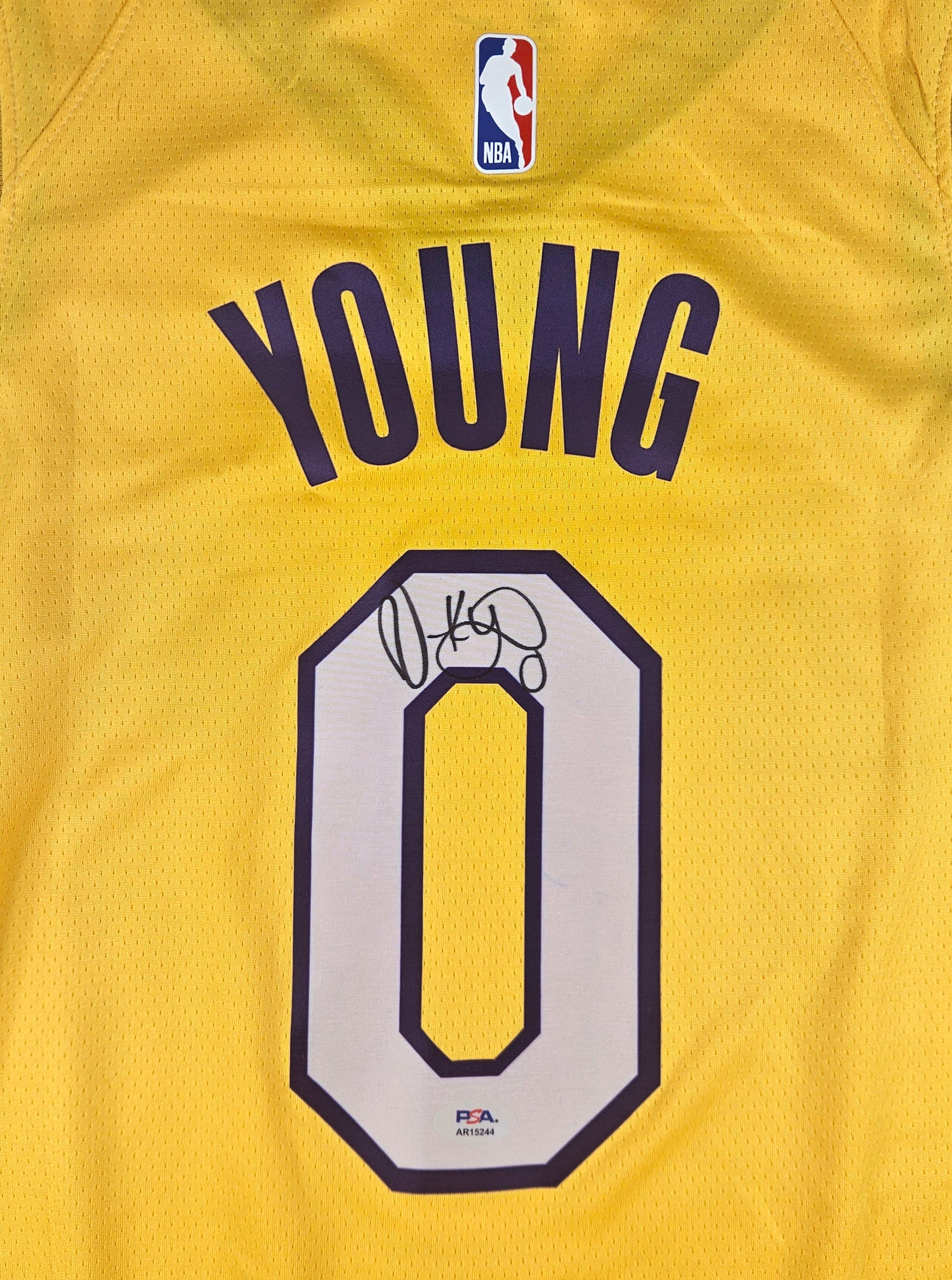 Nick Young Signed Autographed Los Angeles Lakers Jersey PSA Certified
