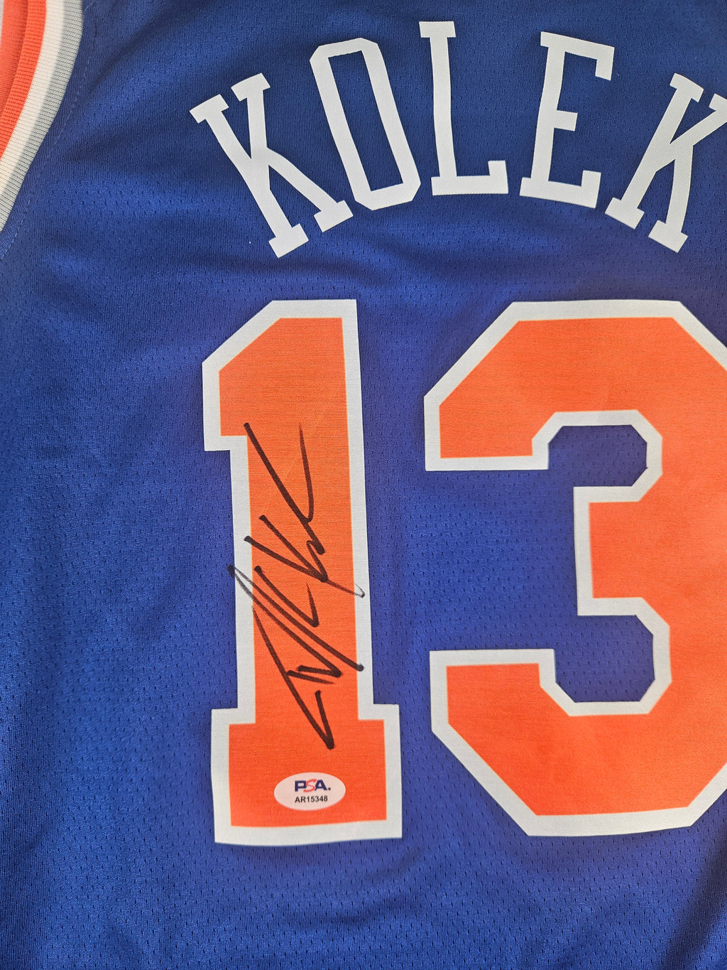 Tyler Kolek Signed Autographed New York Knicks City Jersey PSA Certified