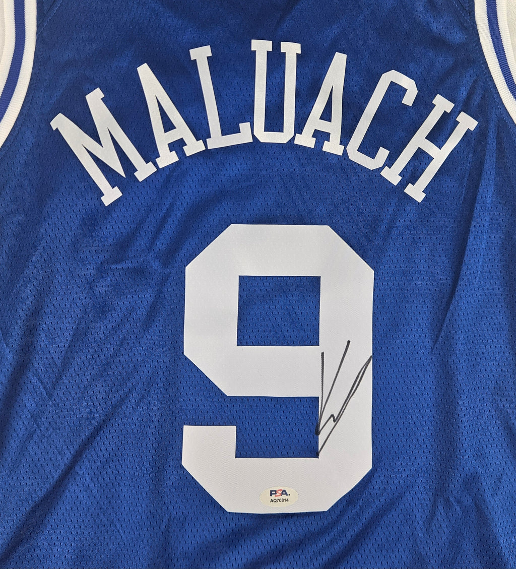 Khaman Maluach Signed Autographed Duke Blue Devils Jersey PSA Certified