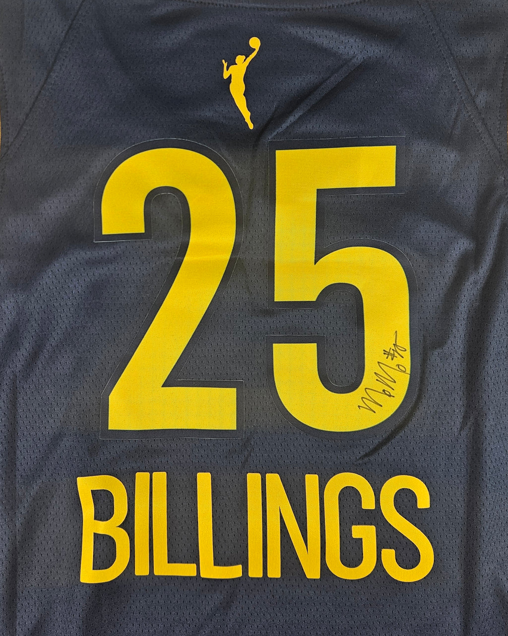 Monique Billings Signed Autographed Indiana Fever Wnba Jersey