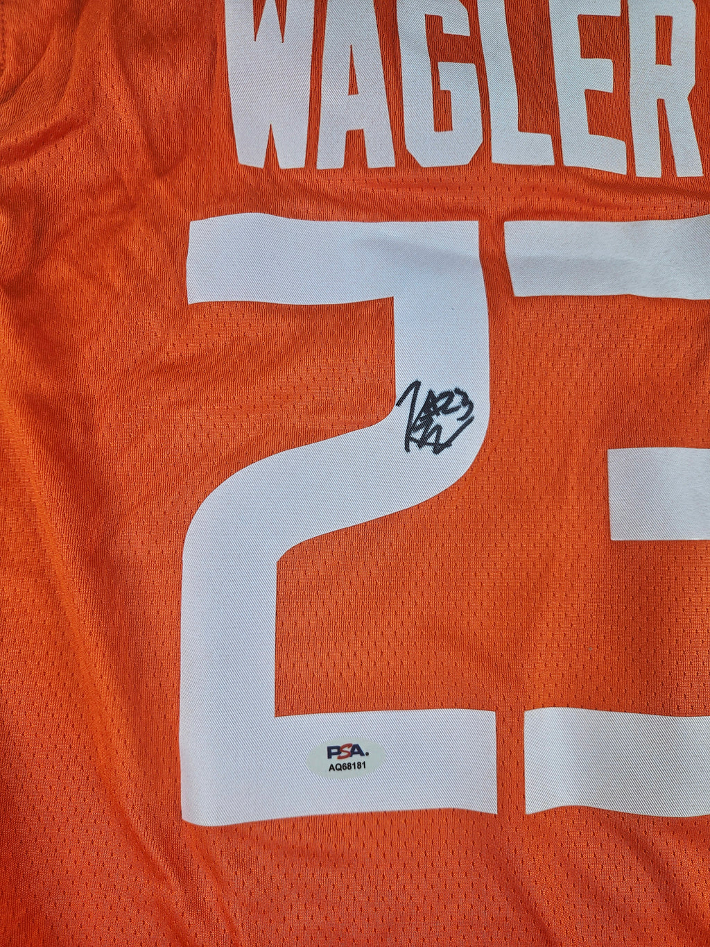 Keaton Wagler Signed Autographed Illinois Fighting Illini Jersey PSA Certified