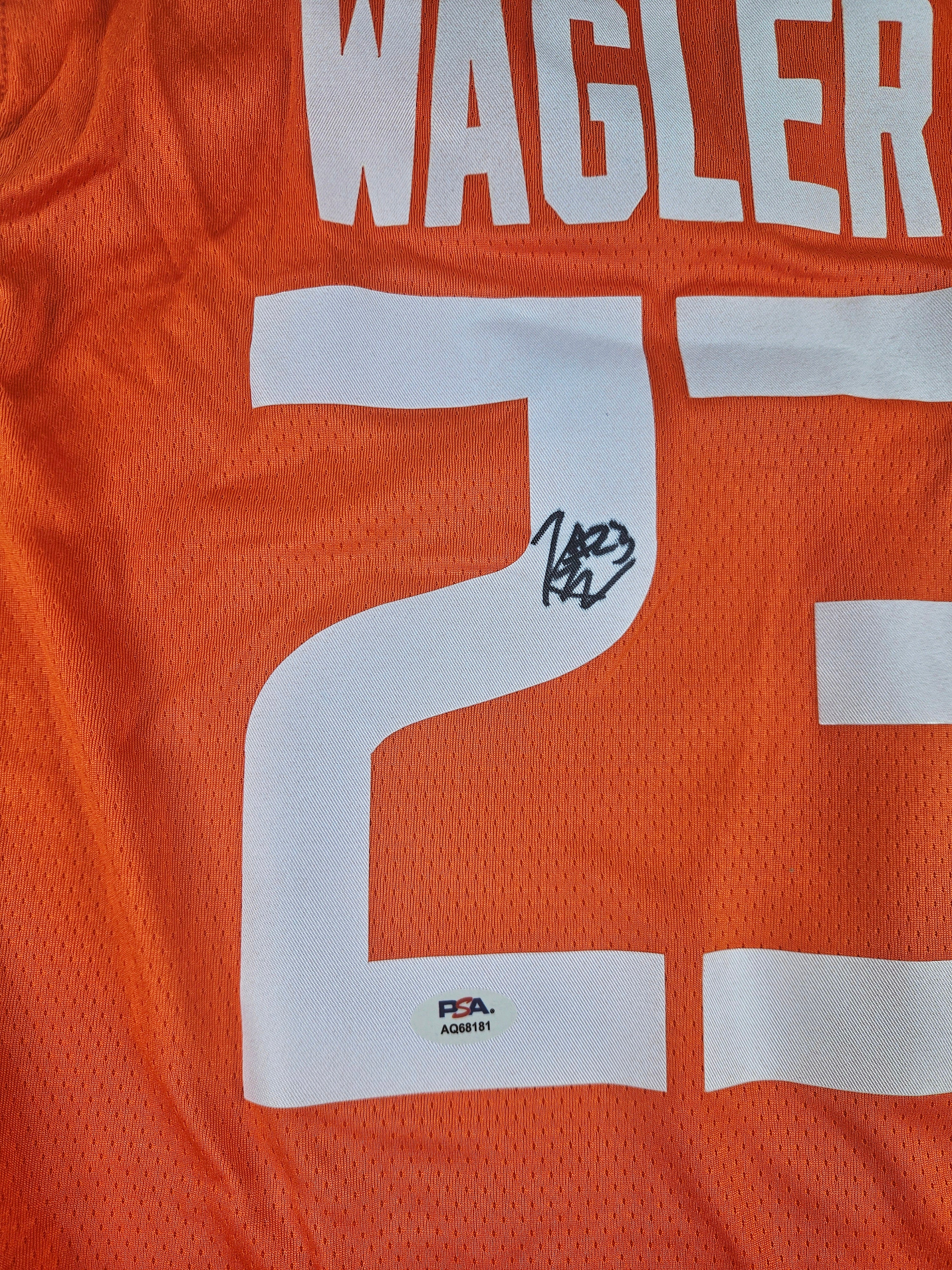 Keaton Wagler Signed Autographed Illinois Fighting Illini Jersey PSA Certified