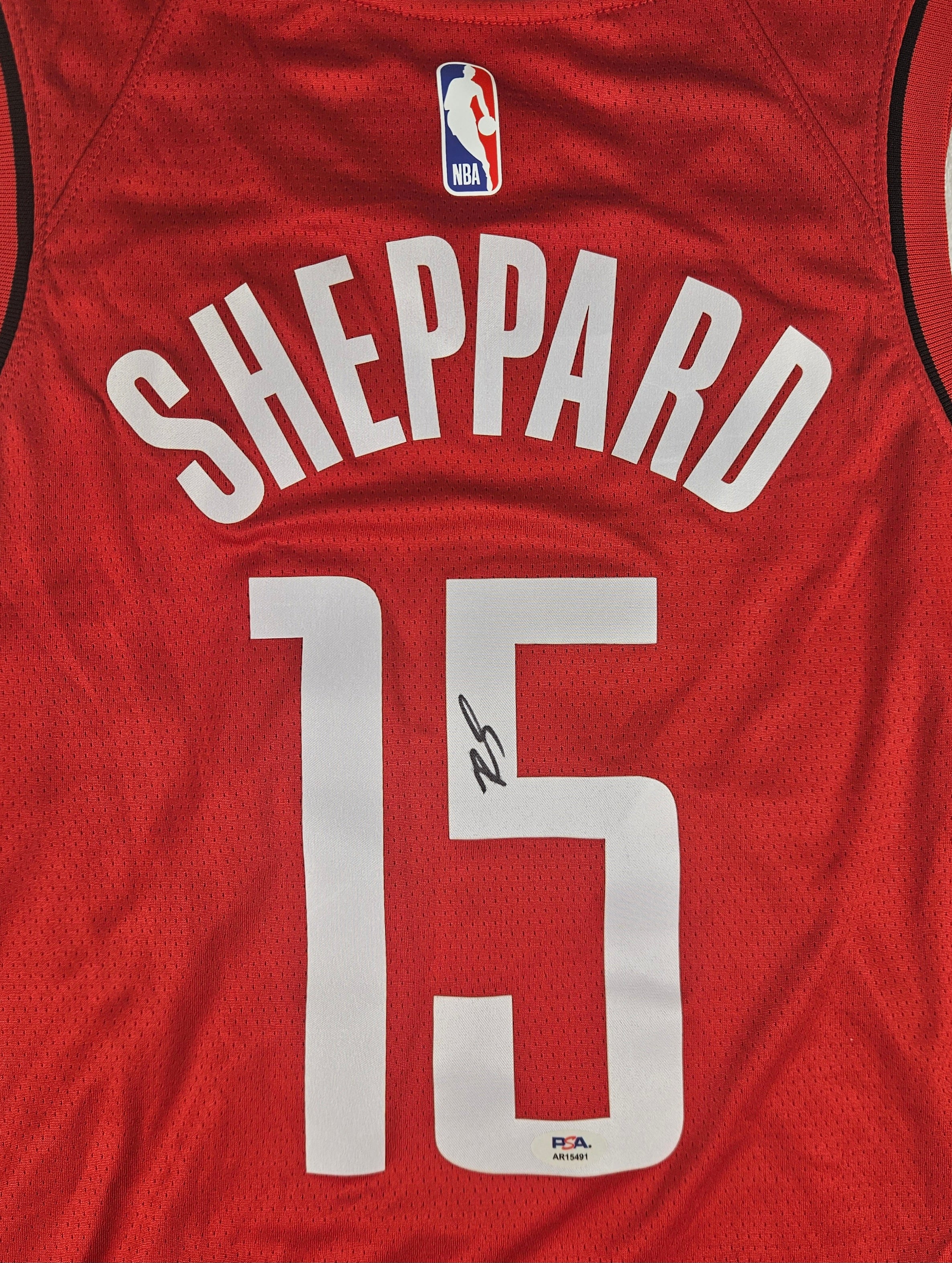 Reed Sheppard Signed Autographed Houston Rockets Jersey PSA Certified
