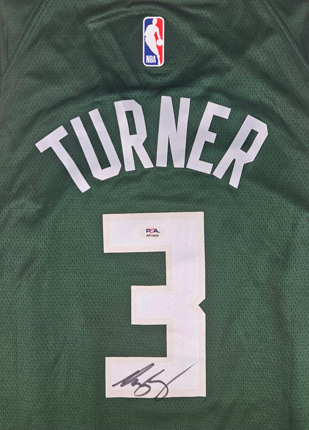 Myles Turner Signed Autographed Milwaukee Bucks Jersey PSA Certified
