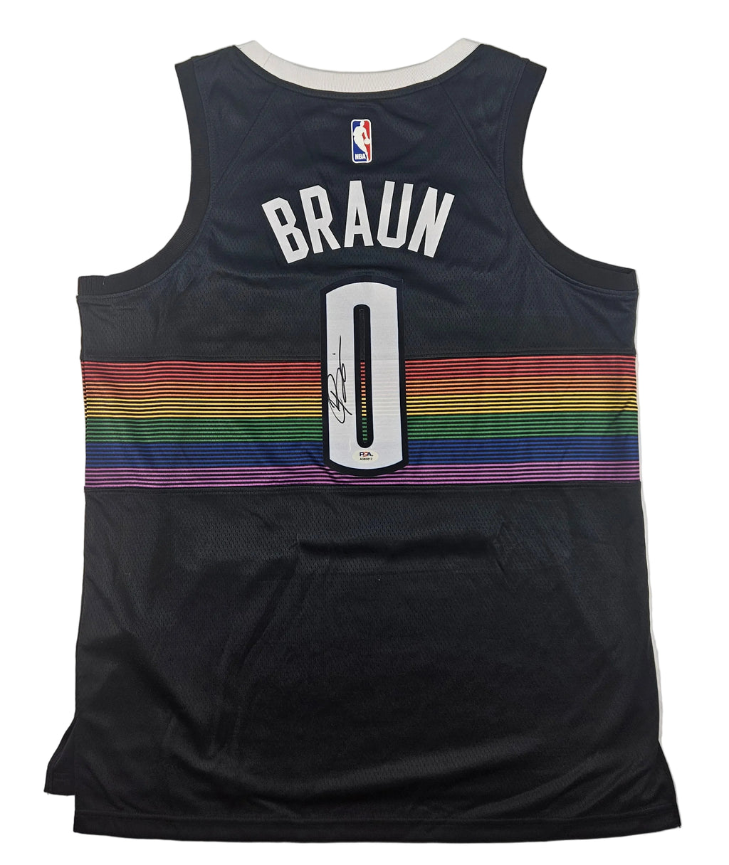 Christian Braun Signed Autographed Denver Nuggets Jersey PSA Certified